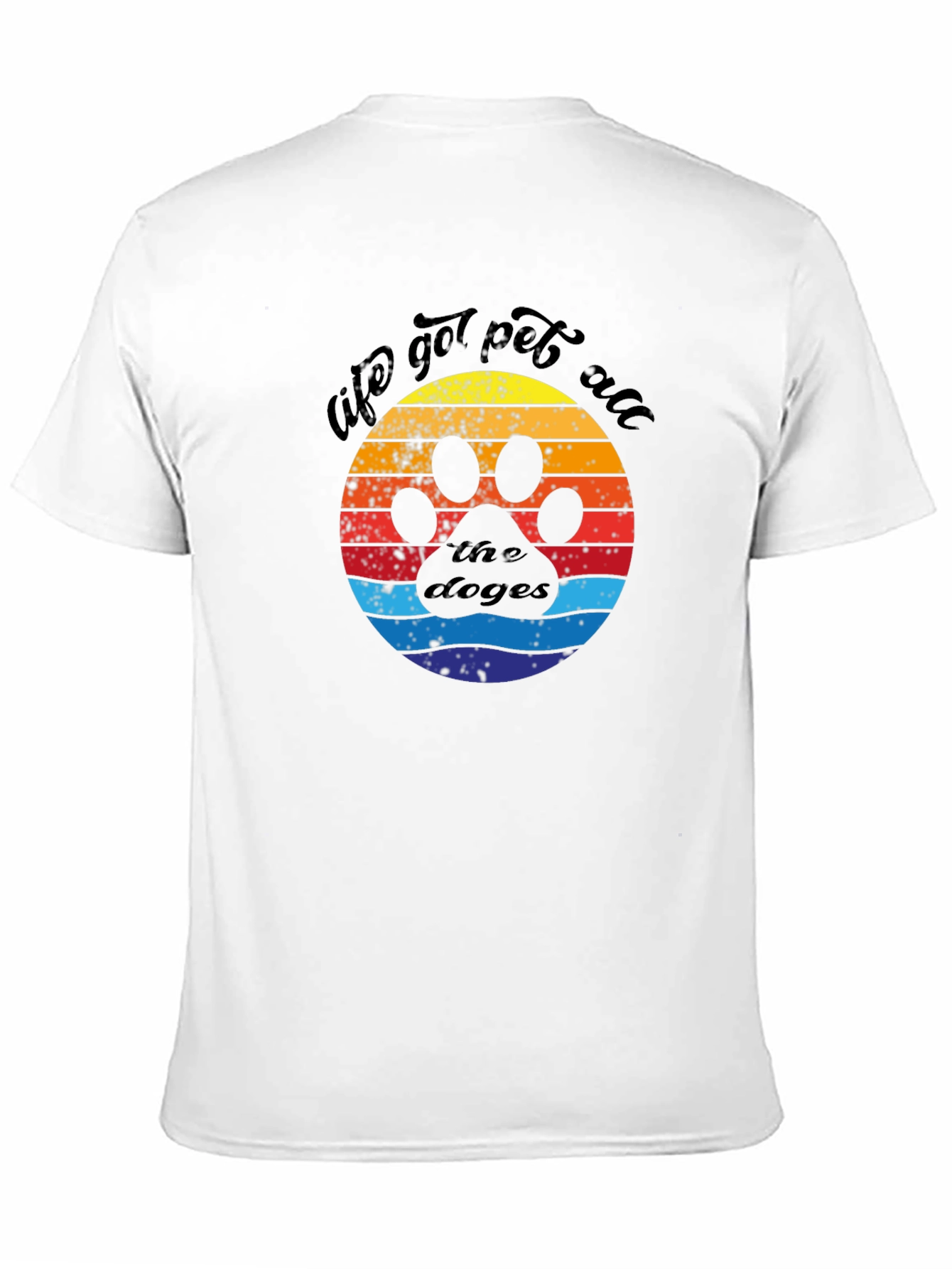 Life Got Pet All the Doges Graphic Tee