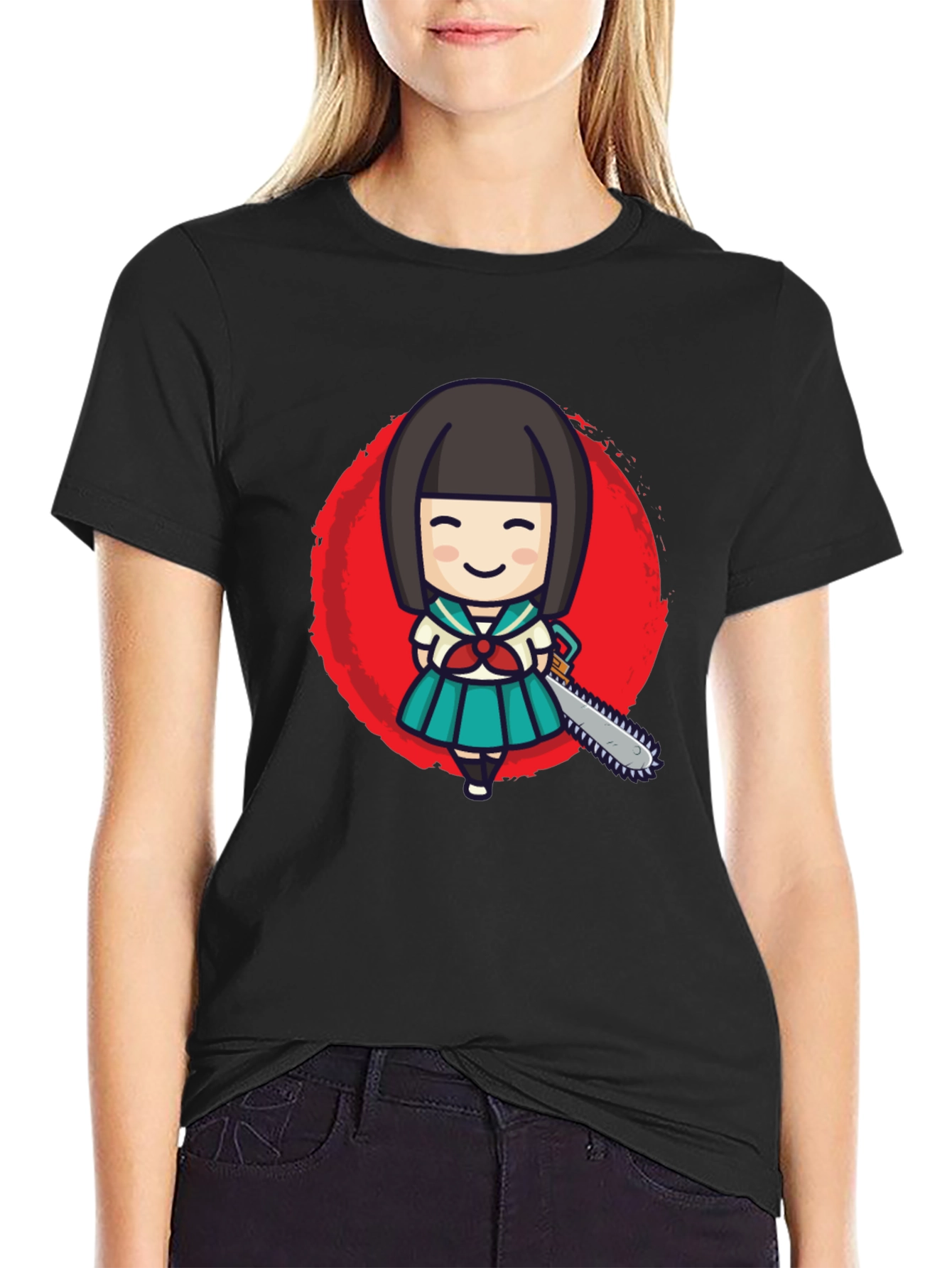 Anime Girl Graphic T-Shirt