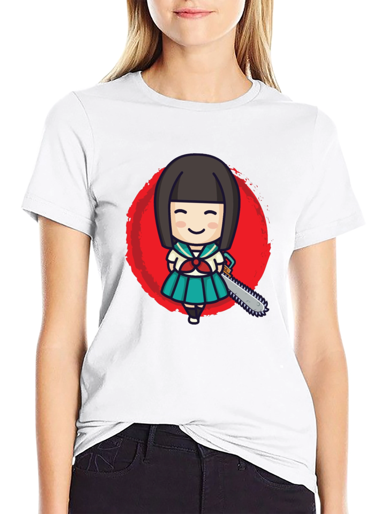 Anime Girl Graphic T-Shirt