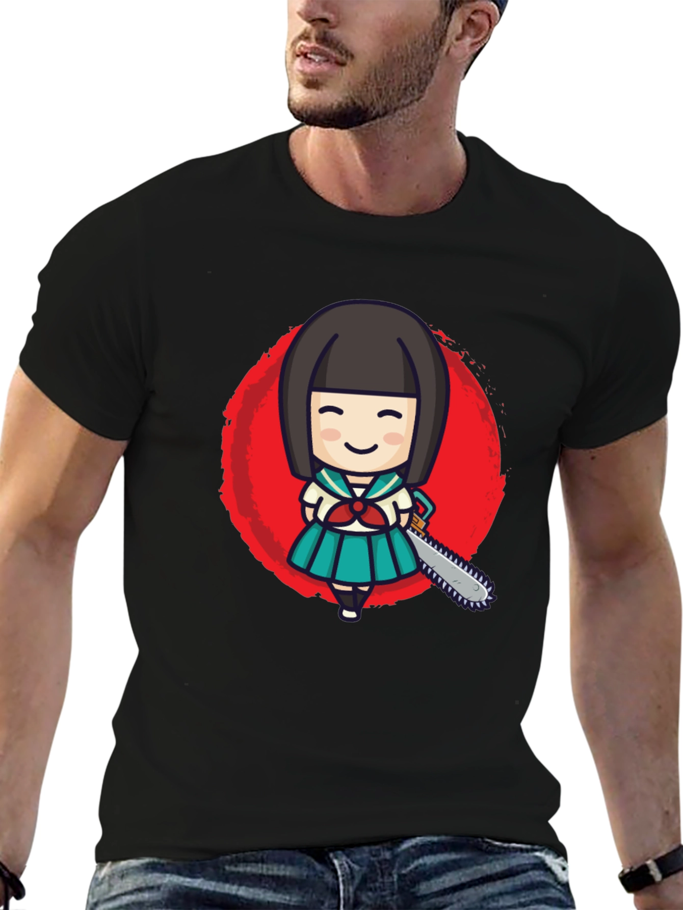Anime Girl Graphic T-Shirt