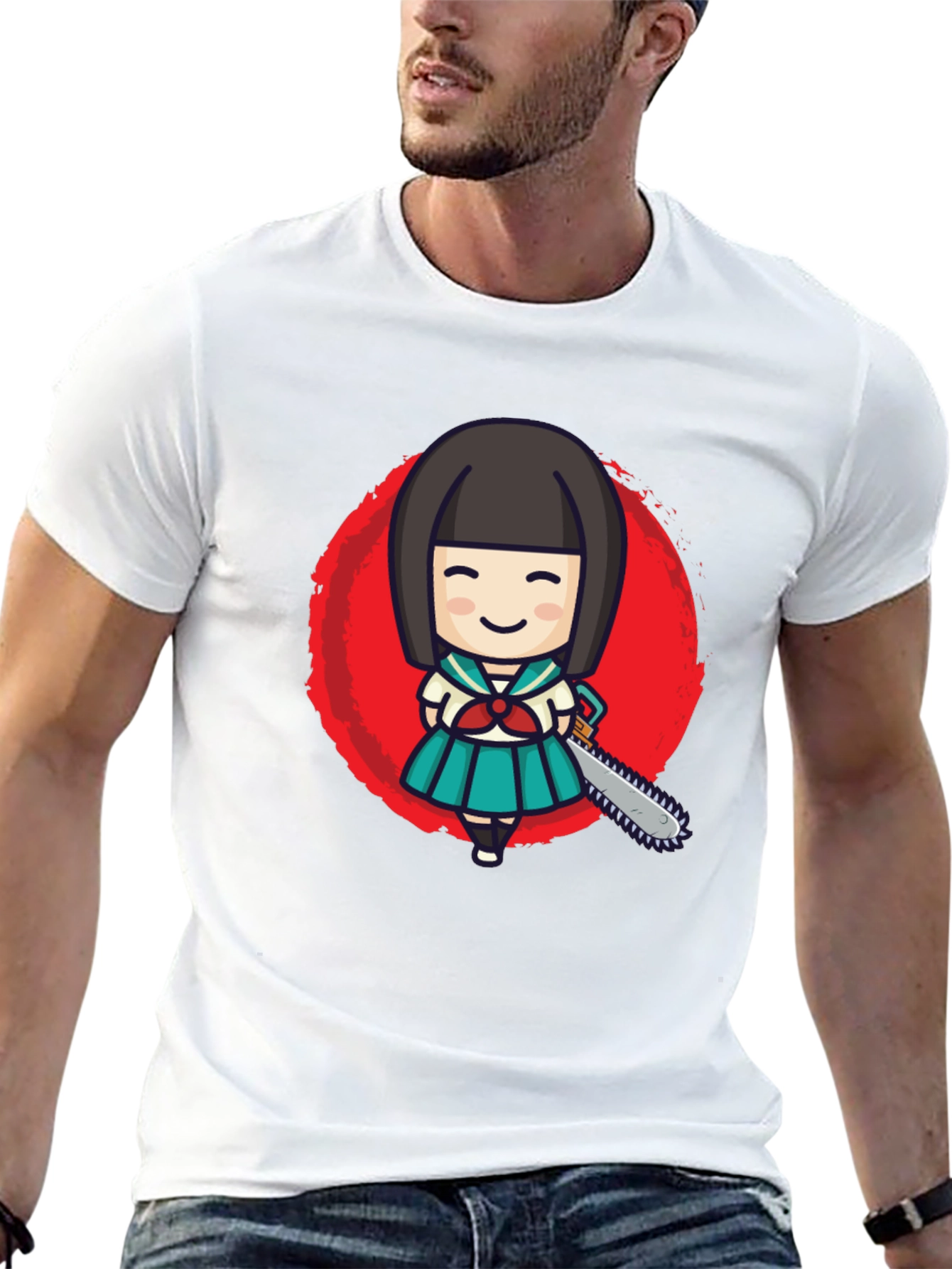 Anime Girl Graphic T-Shirt