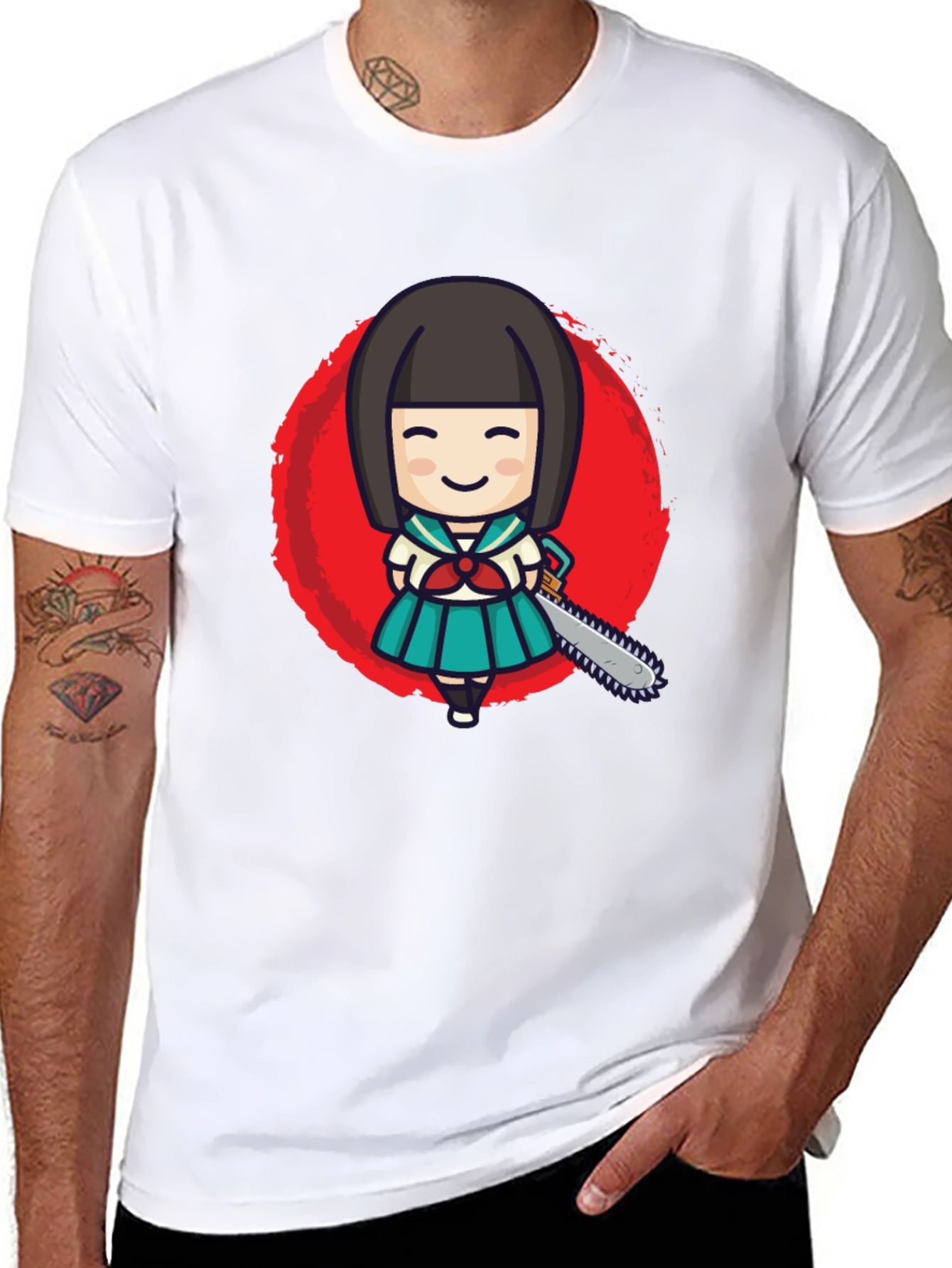 Anime Girl Graphic T-Shirt