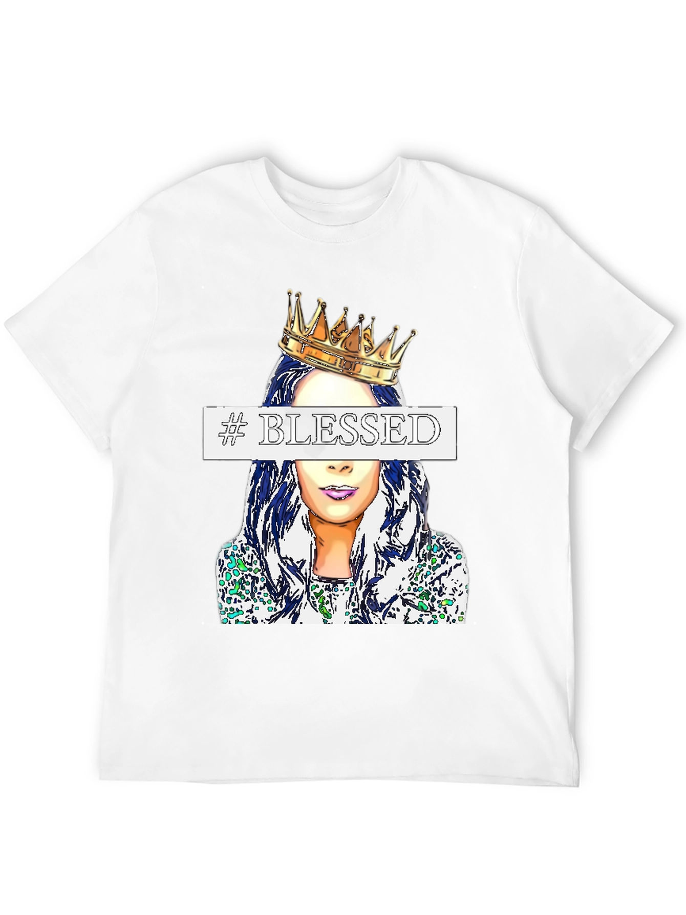 Blessed Queen Graphic Tee - Stylish Casual Wear