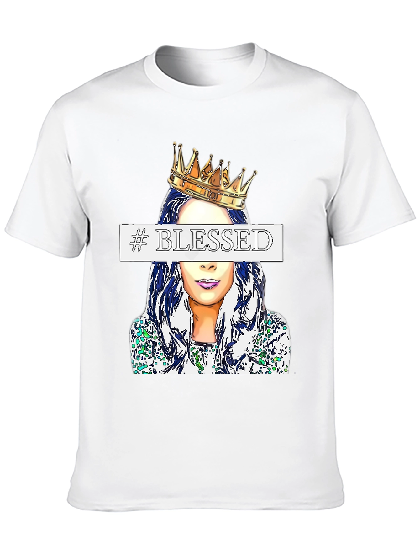 Blessed Queen Graphic Tee - Stylish Casual Wear