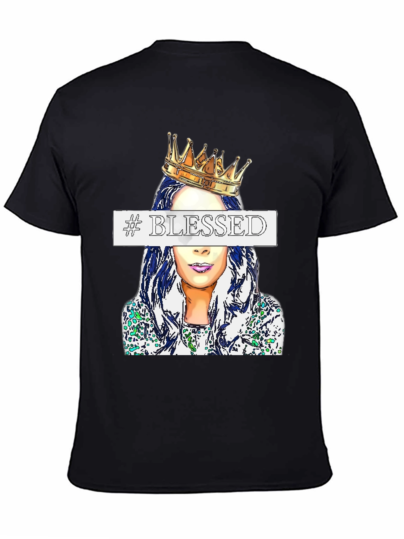 Blessed Queen Graphic Tee - Stylish Casual Wear