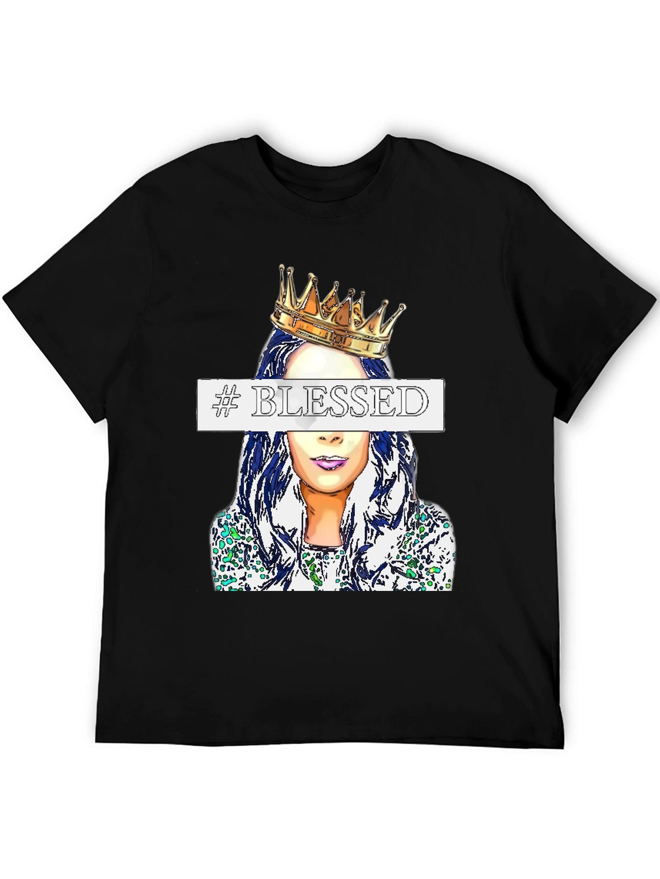 Blessed Queen Graphic Tee - Stylish Casual Wear