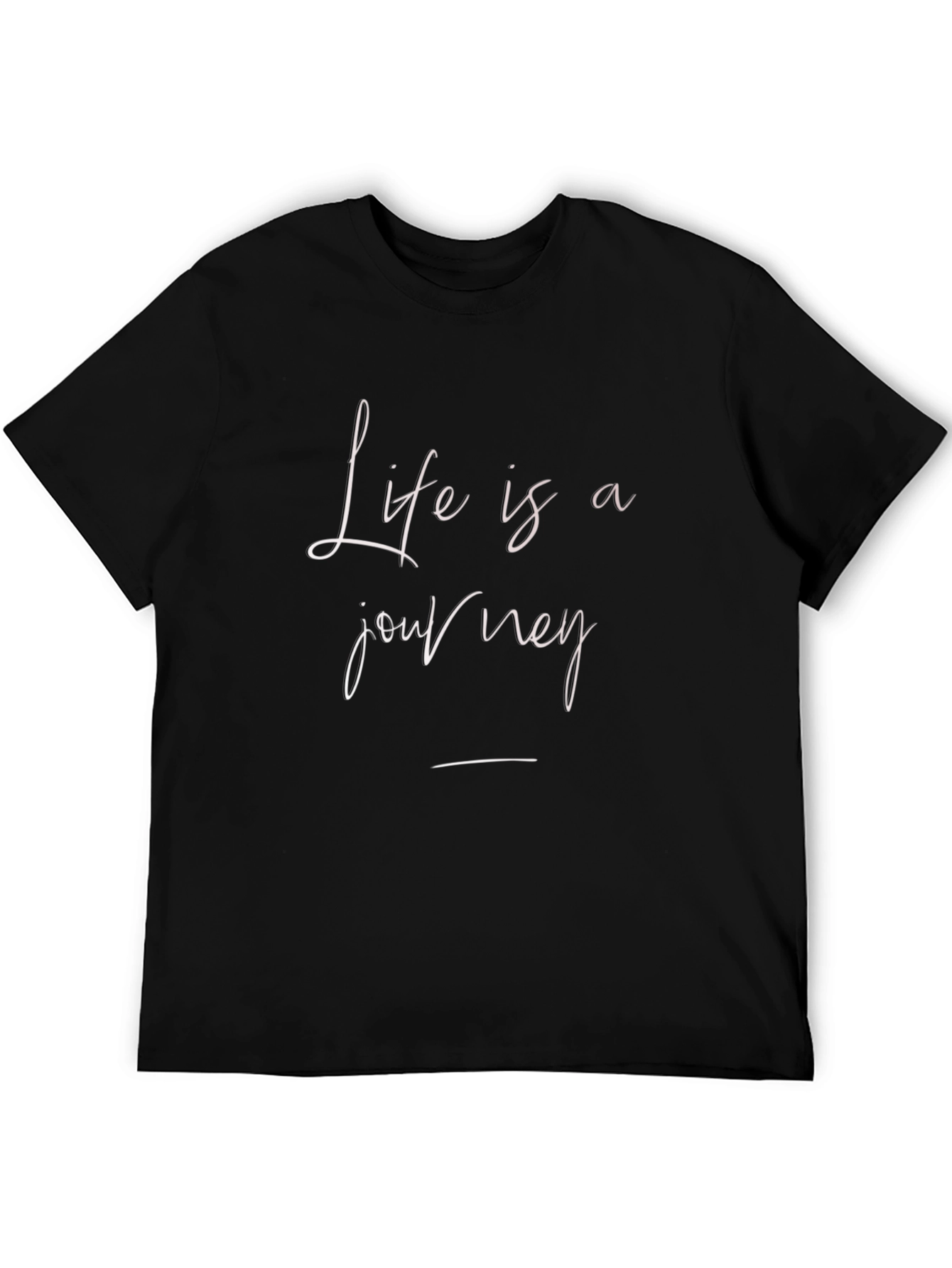 Life is a Journey Graphic Tee - Black