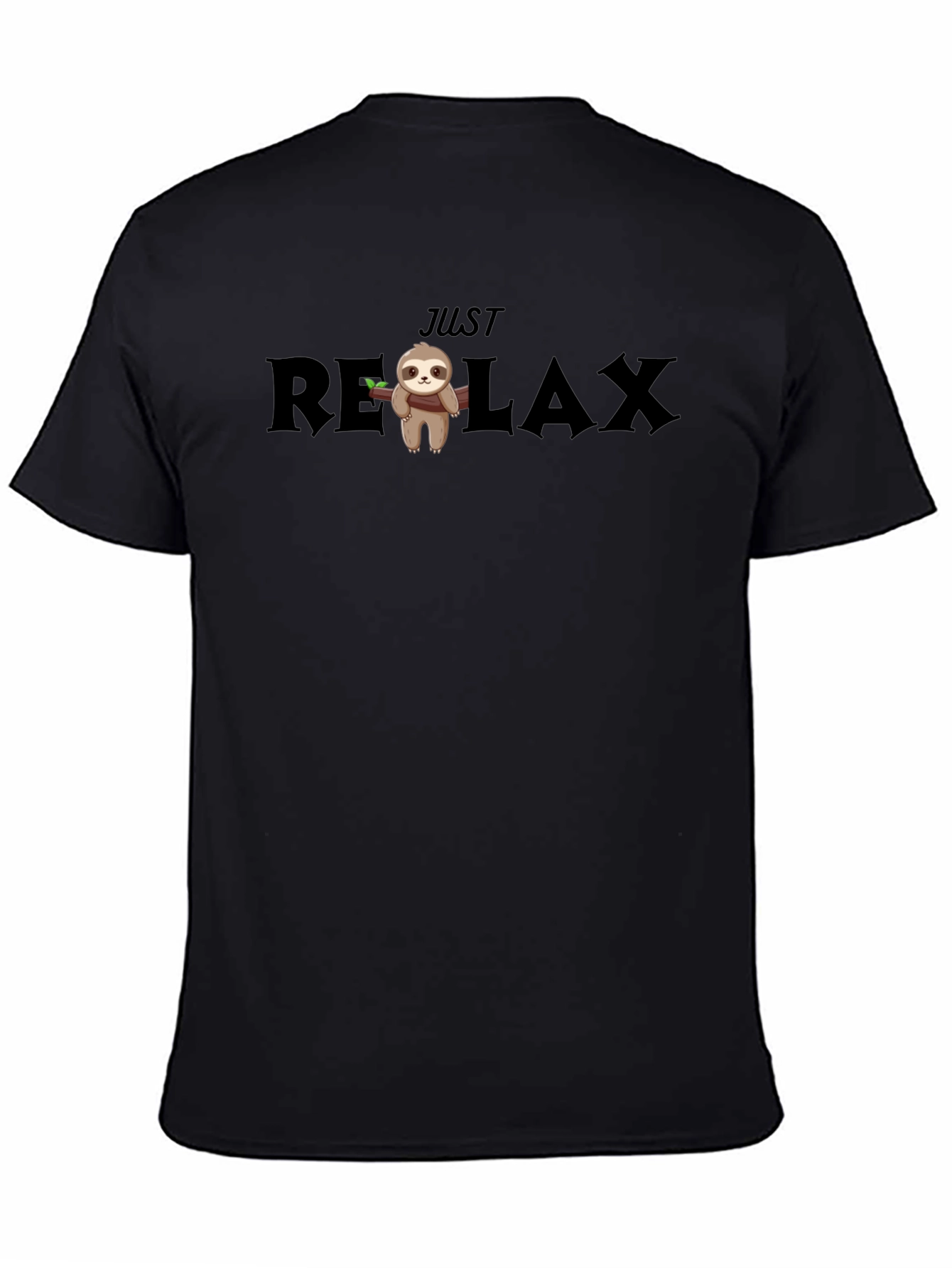 Just Relax Sloth Graphic Tee - Comfy Unisex T-Shirt