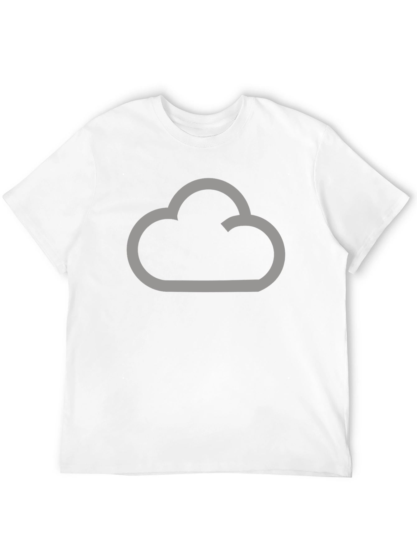 Cloud Graphic T-Shirt - Modern Style