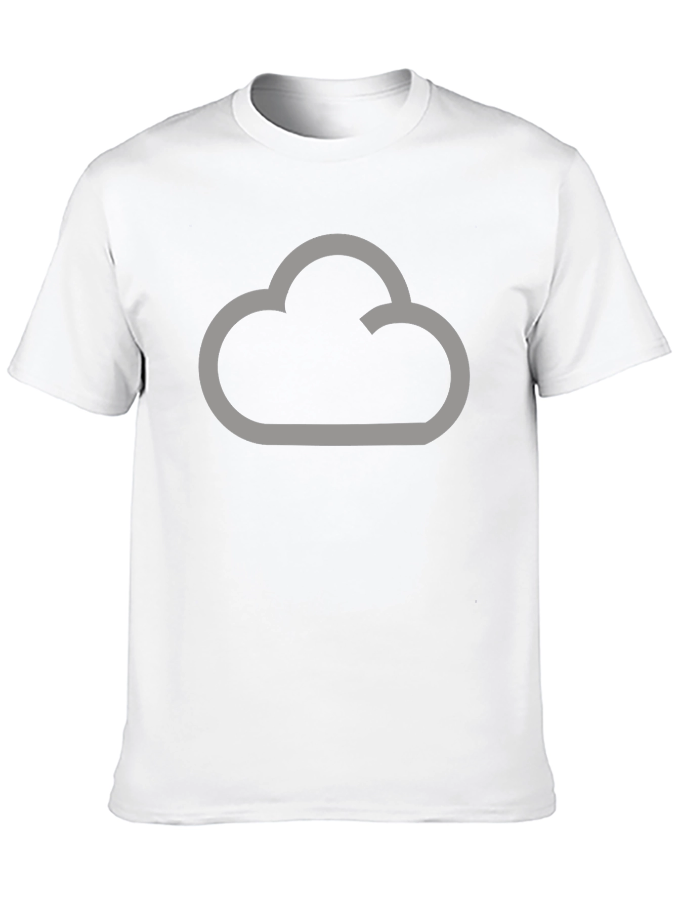 Cloud Graphic T-Shirt - Modern Style