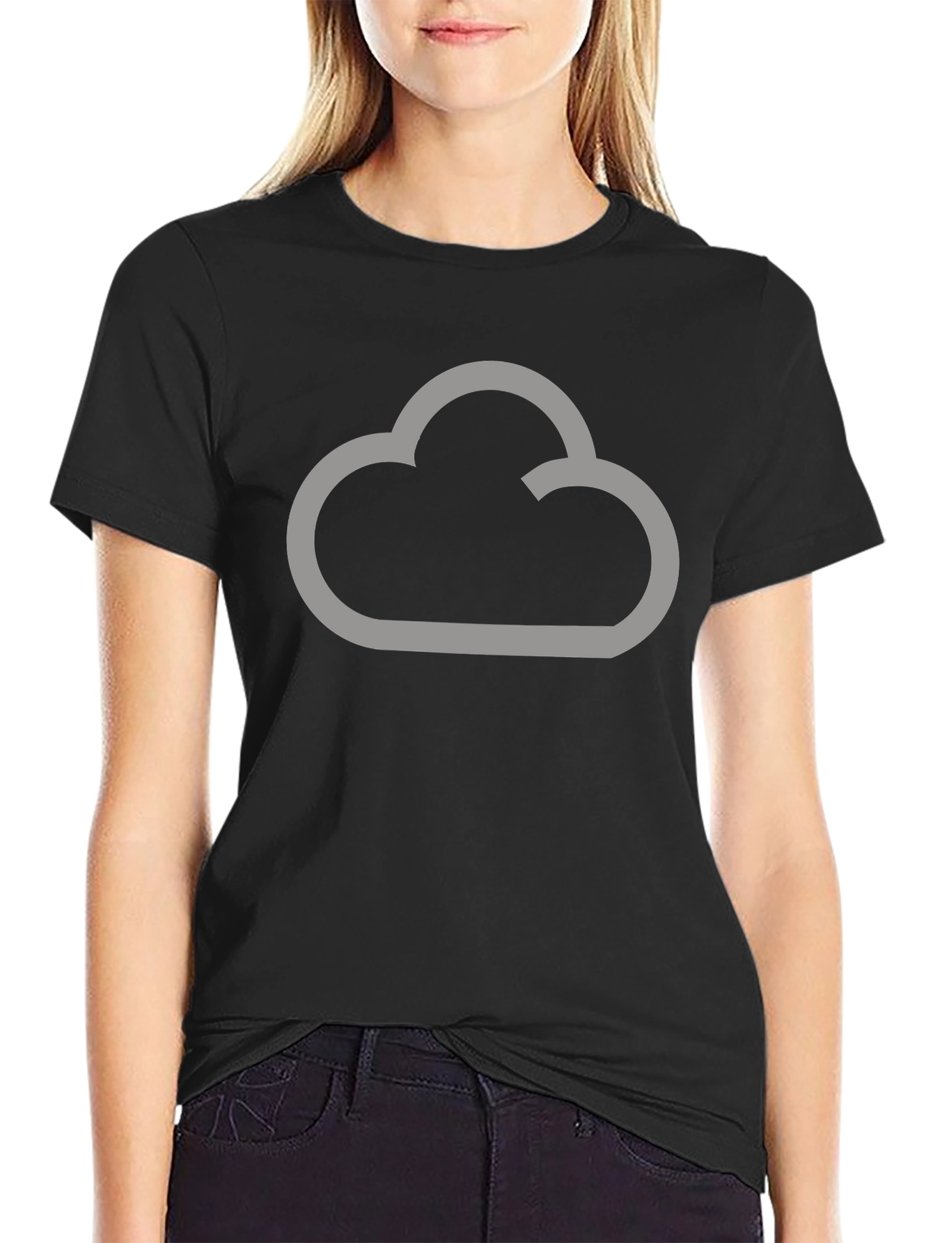 Cloud Graphic T-Shirt - Modern Style