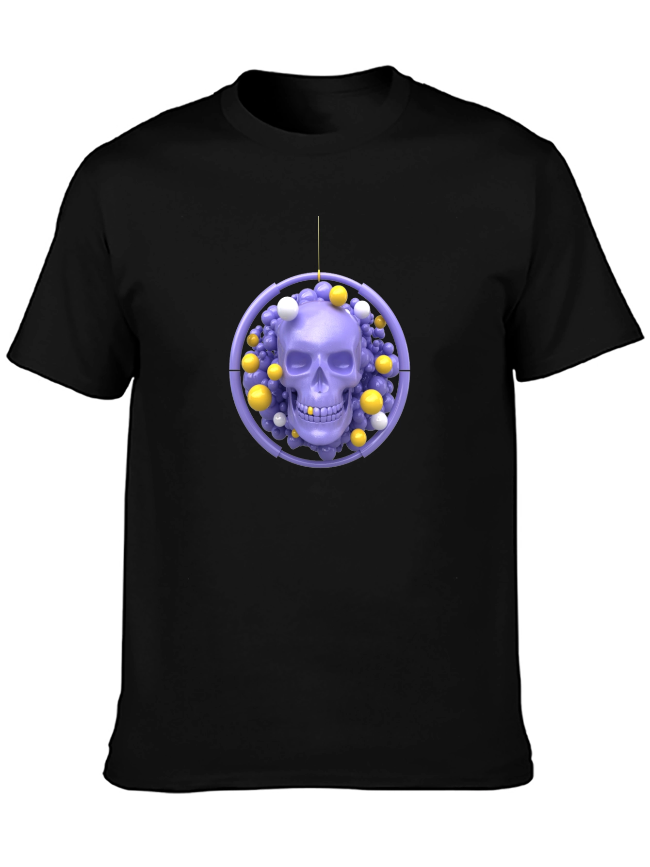 Skull & Orb Graphic Tee - Modern Streetwear