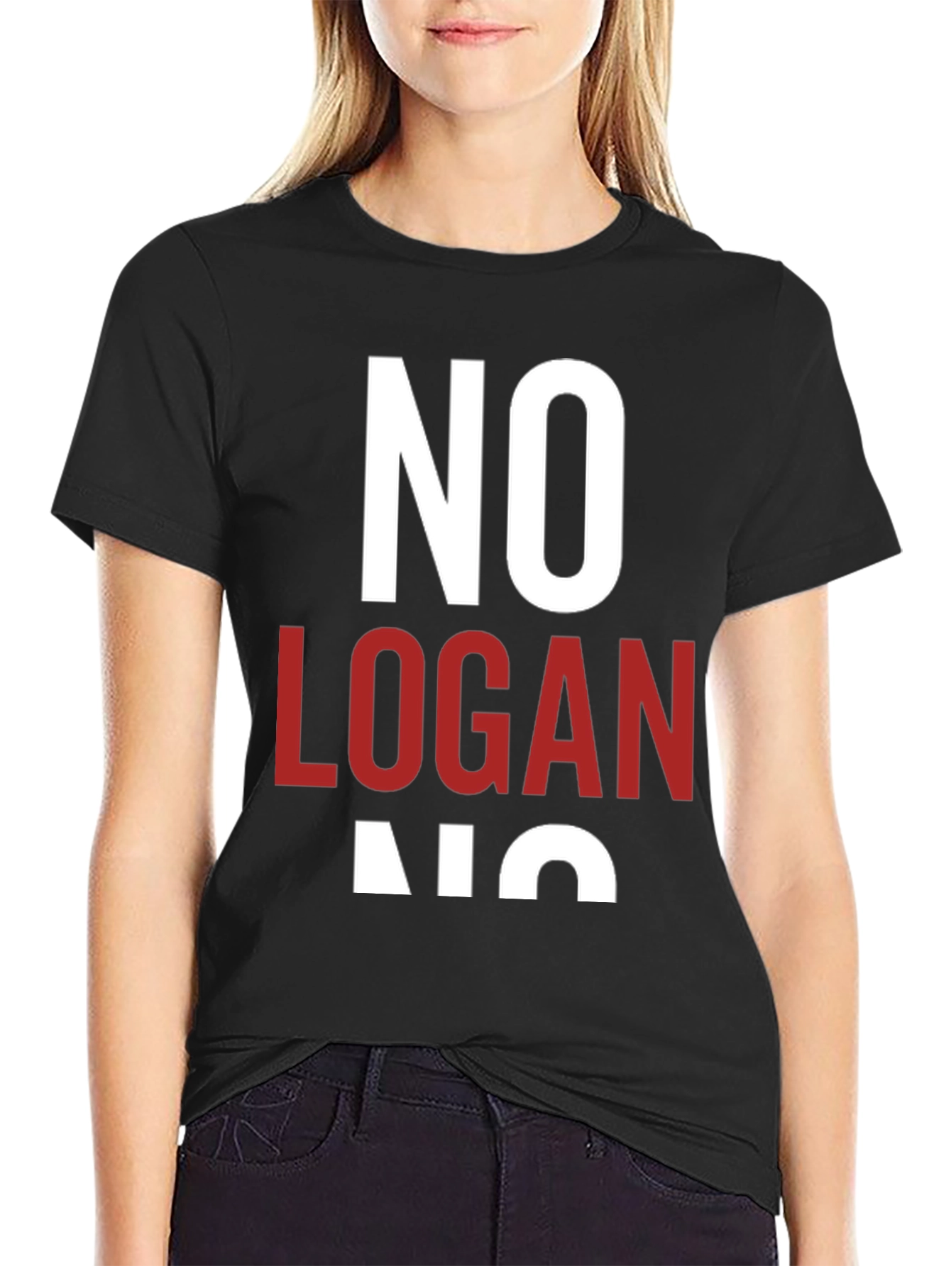 No Logan No Graphic T-Shirt