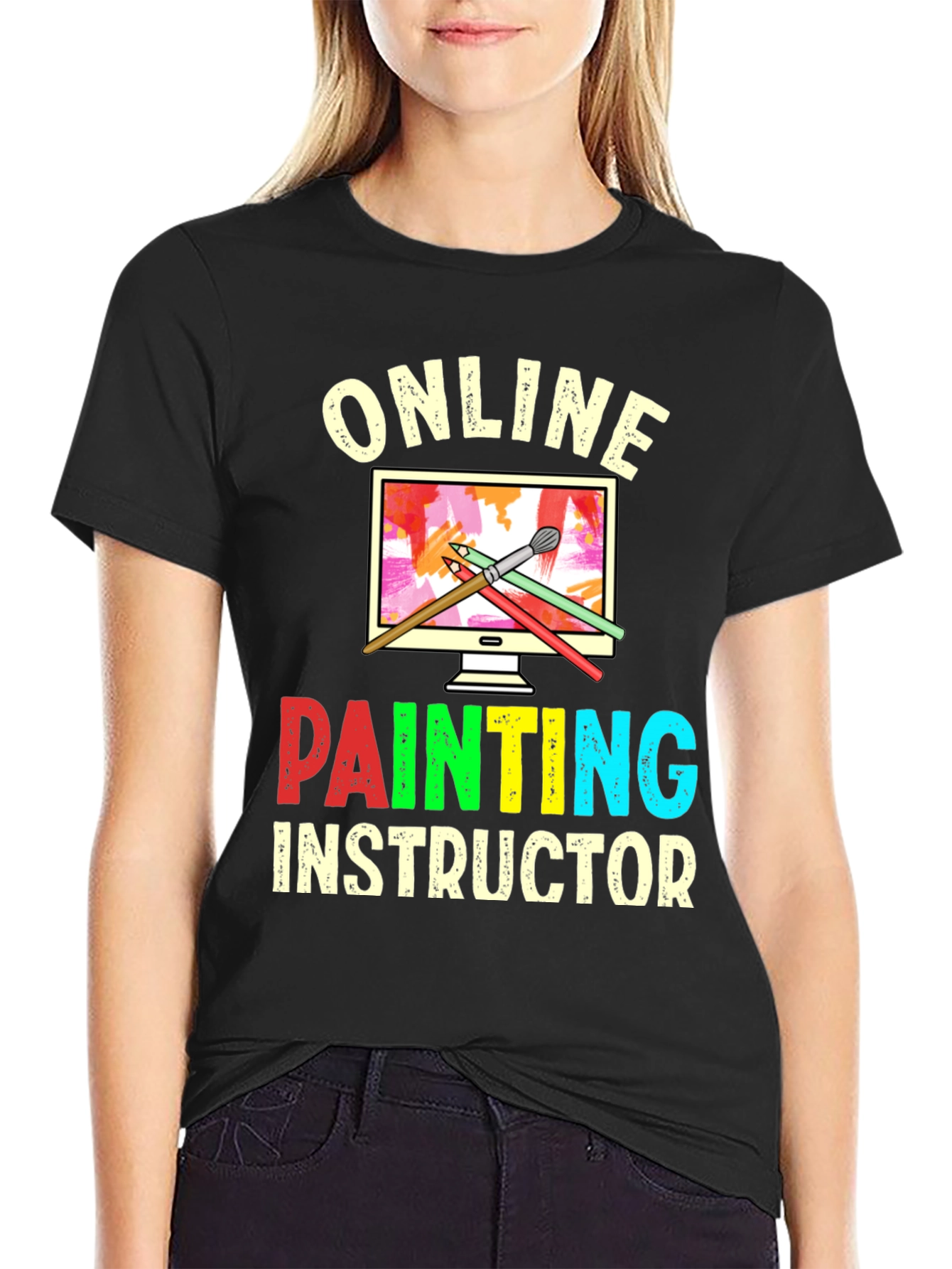 Online Painting Instructor T-Shirt