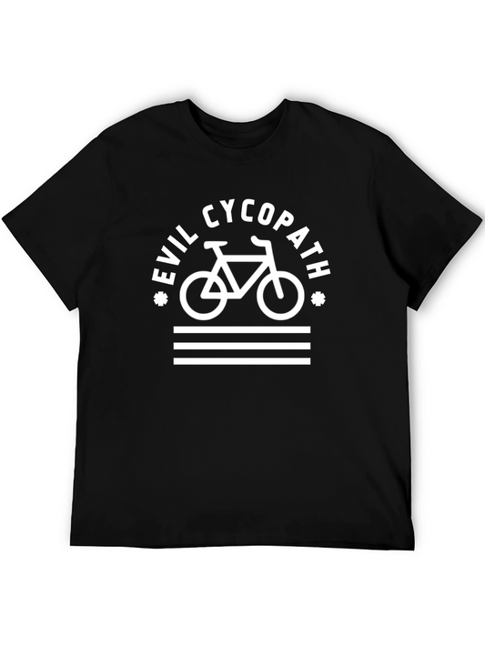 Evil Cycopath Bicycle T-Shirt - Black