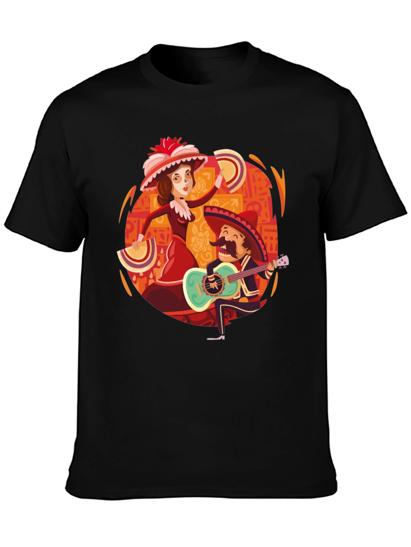 Day of the Dead Tee: Mariachi & Dancer