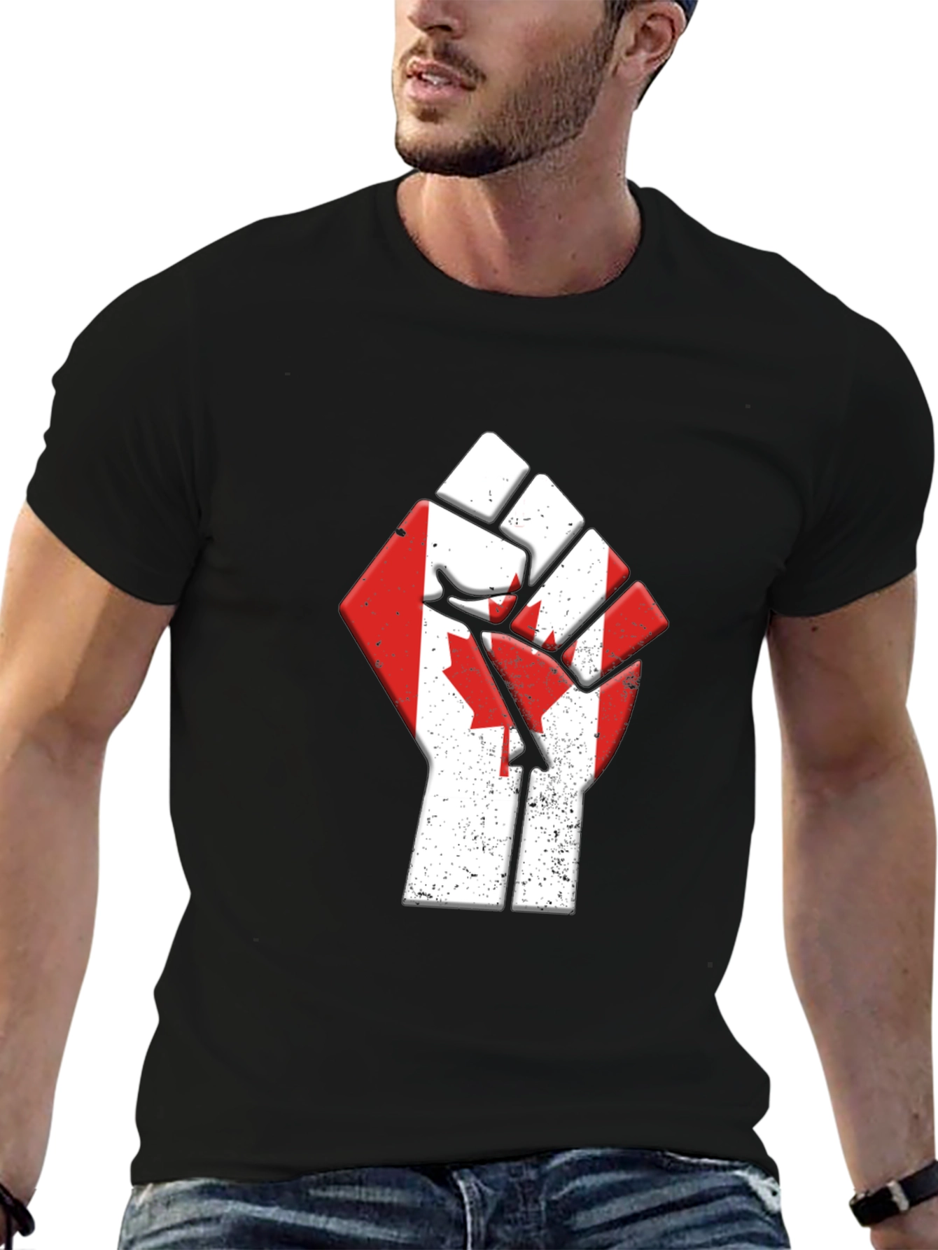 Canadian Fist T-Shirt - Patriotic Pride