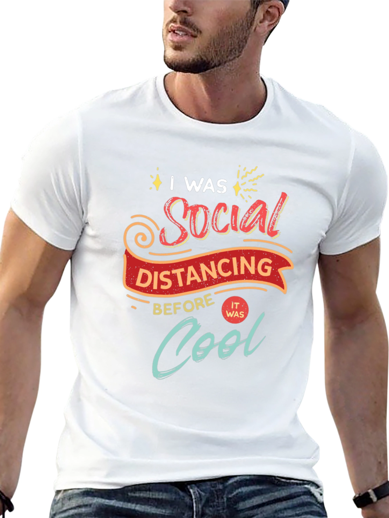Social Distancing T-Shirt: Cool & Comfy