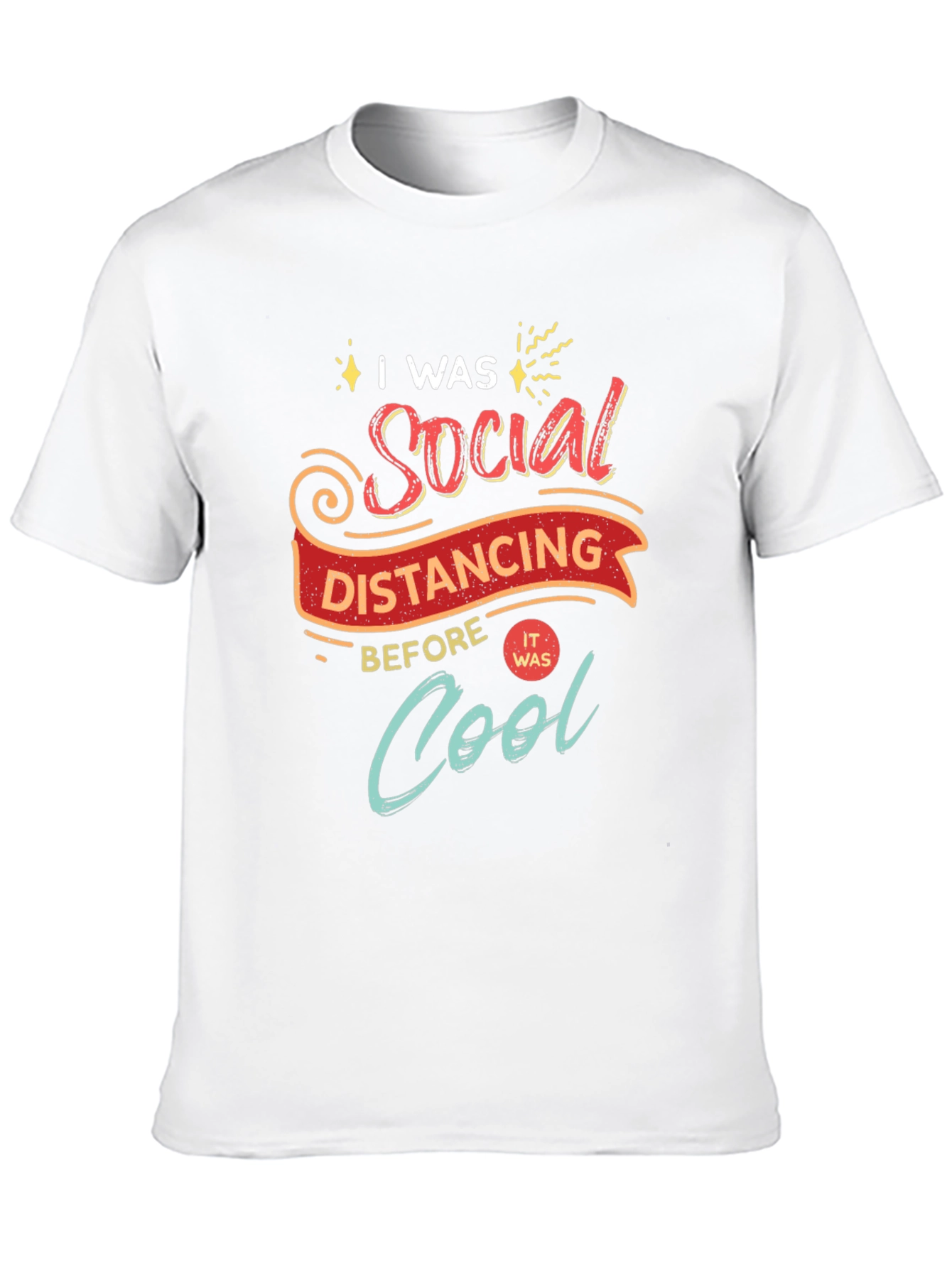 Social Distancing T-Shirt: Cool & Comfy
