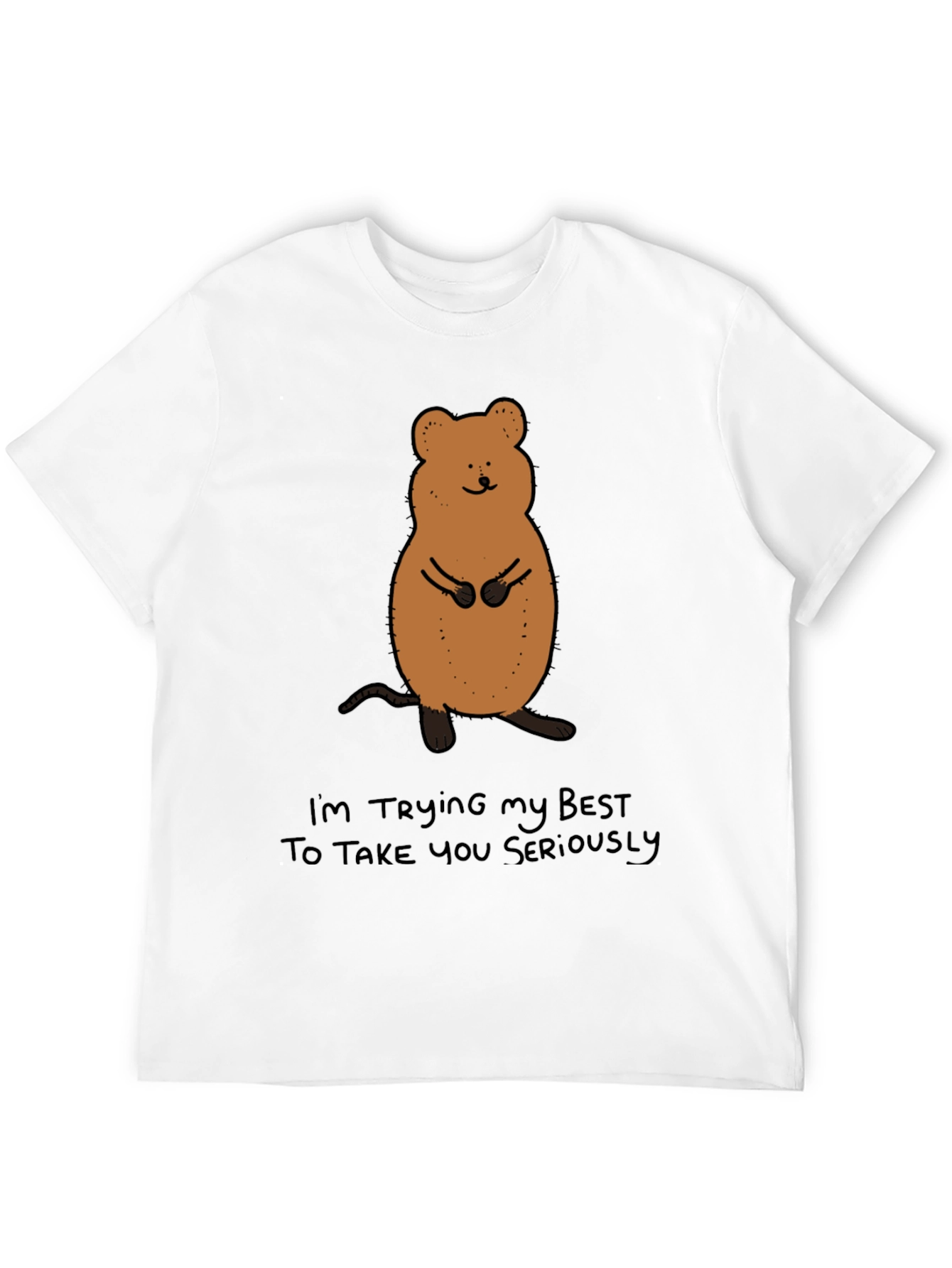 Funny Quokka T-Shirt - Im Trying My Best