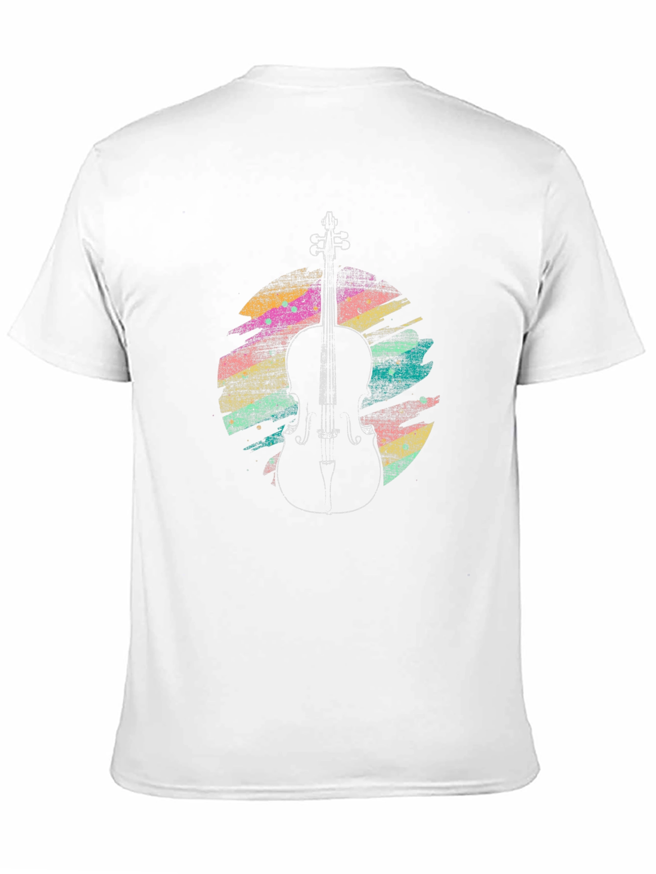 Cello Art Mens Black T-Shirt
