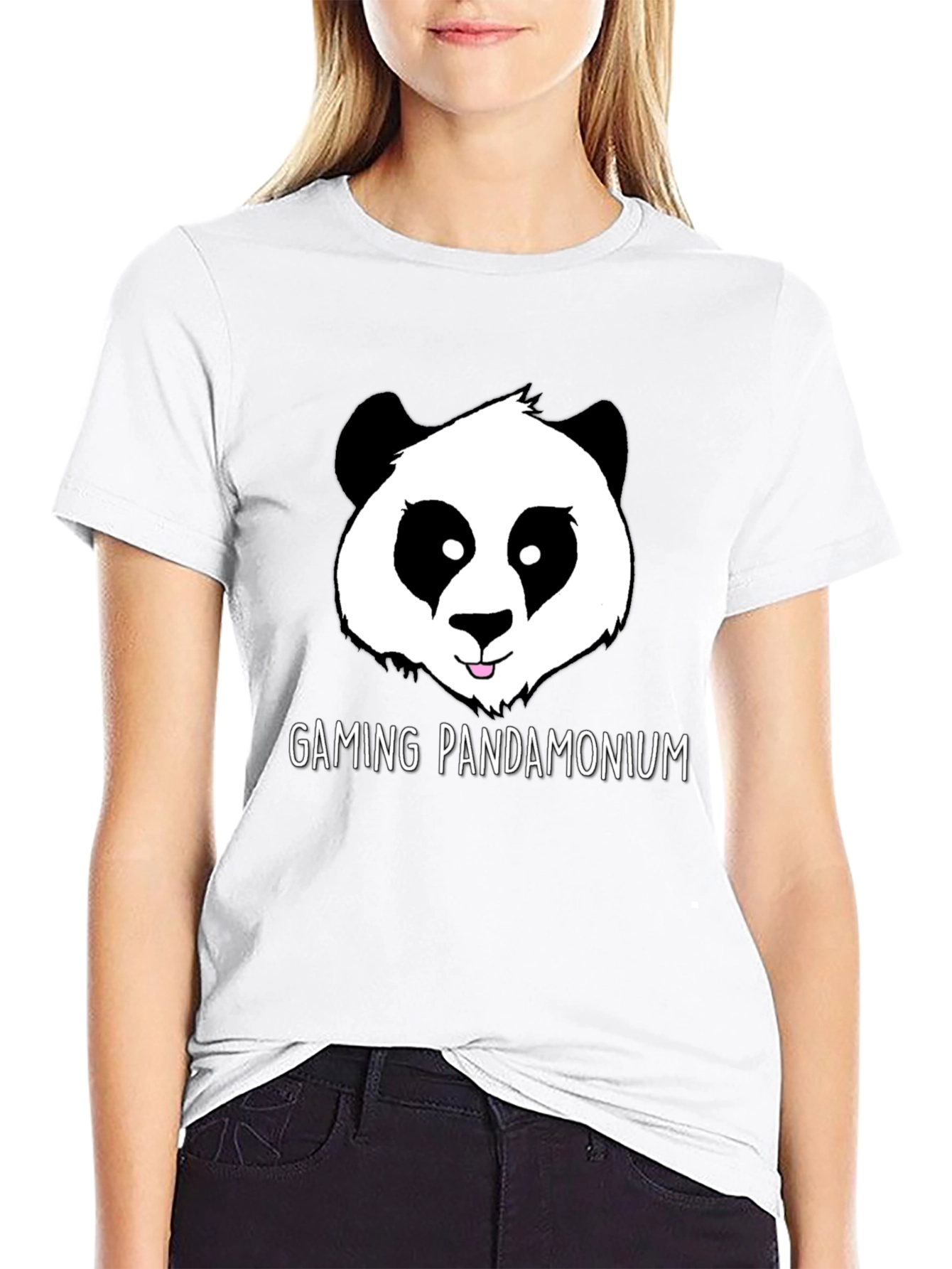 Gaming Pandamonium Panda Graphic T-Shirt