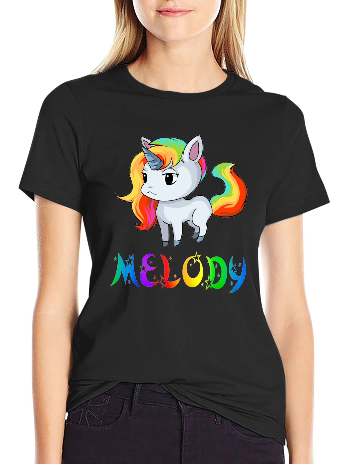Rainbow Unicorn Melody T-Shirt