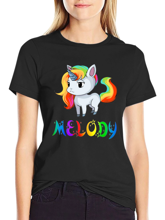Rainbow Unicorn Melody T-Shirt