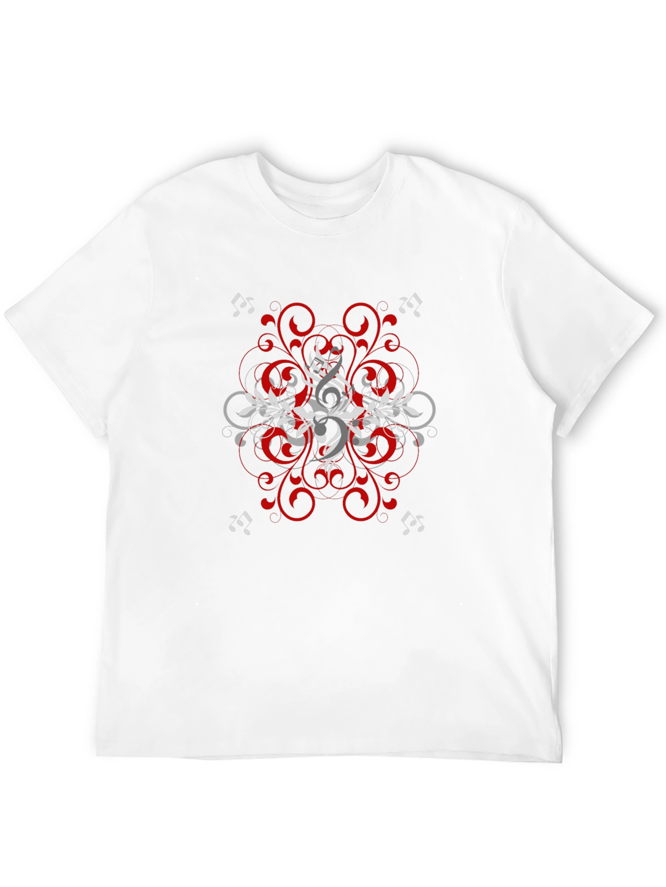 Stylish Black Tee with Abstract Graphic Design