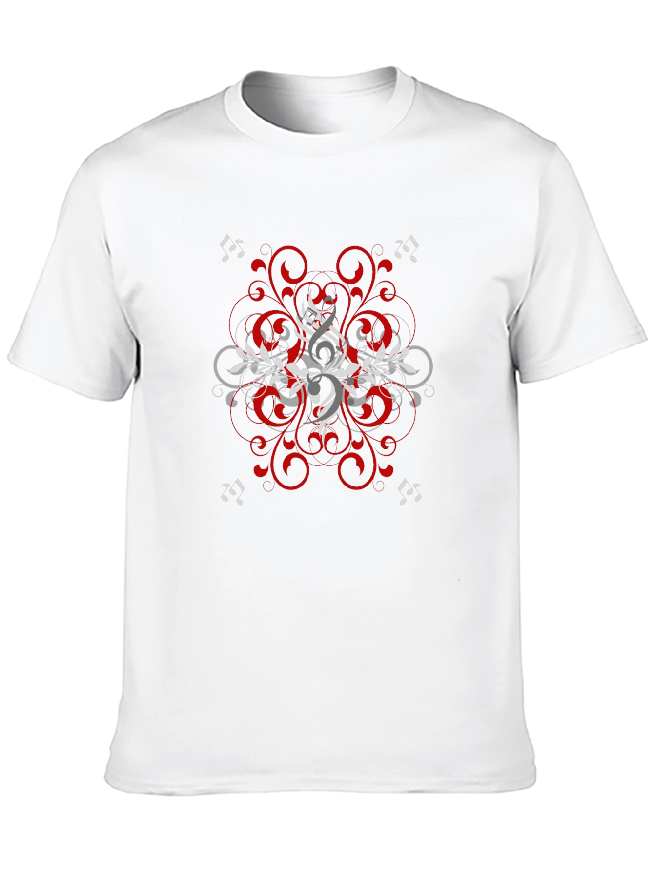 Stylish Black Tee with Abstract Graphic Design