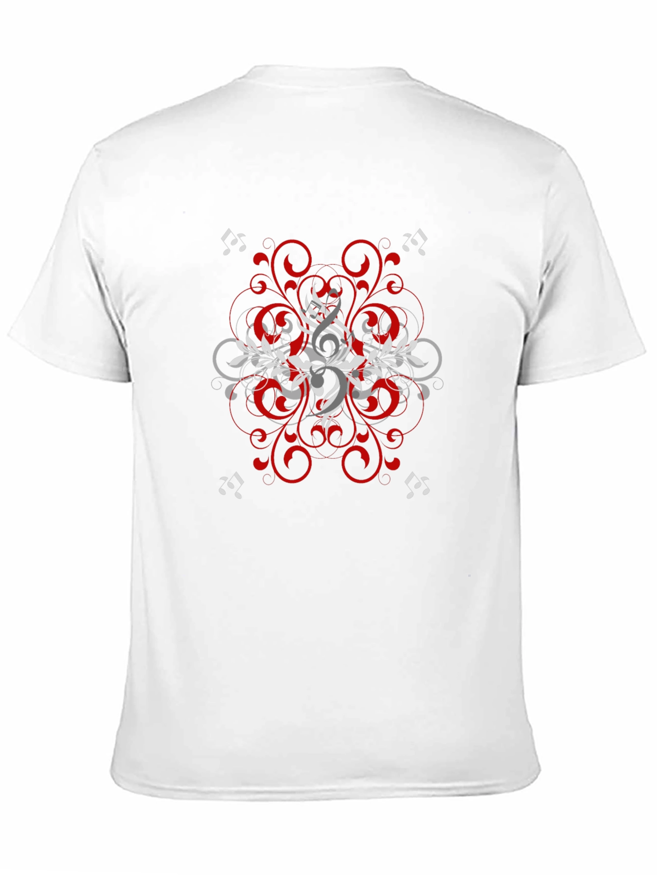 Stylish Black Tee with Abstract Graphic Design
