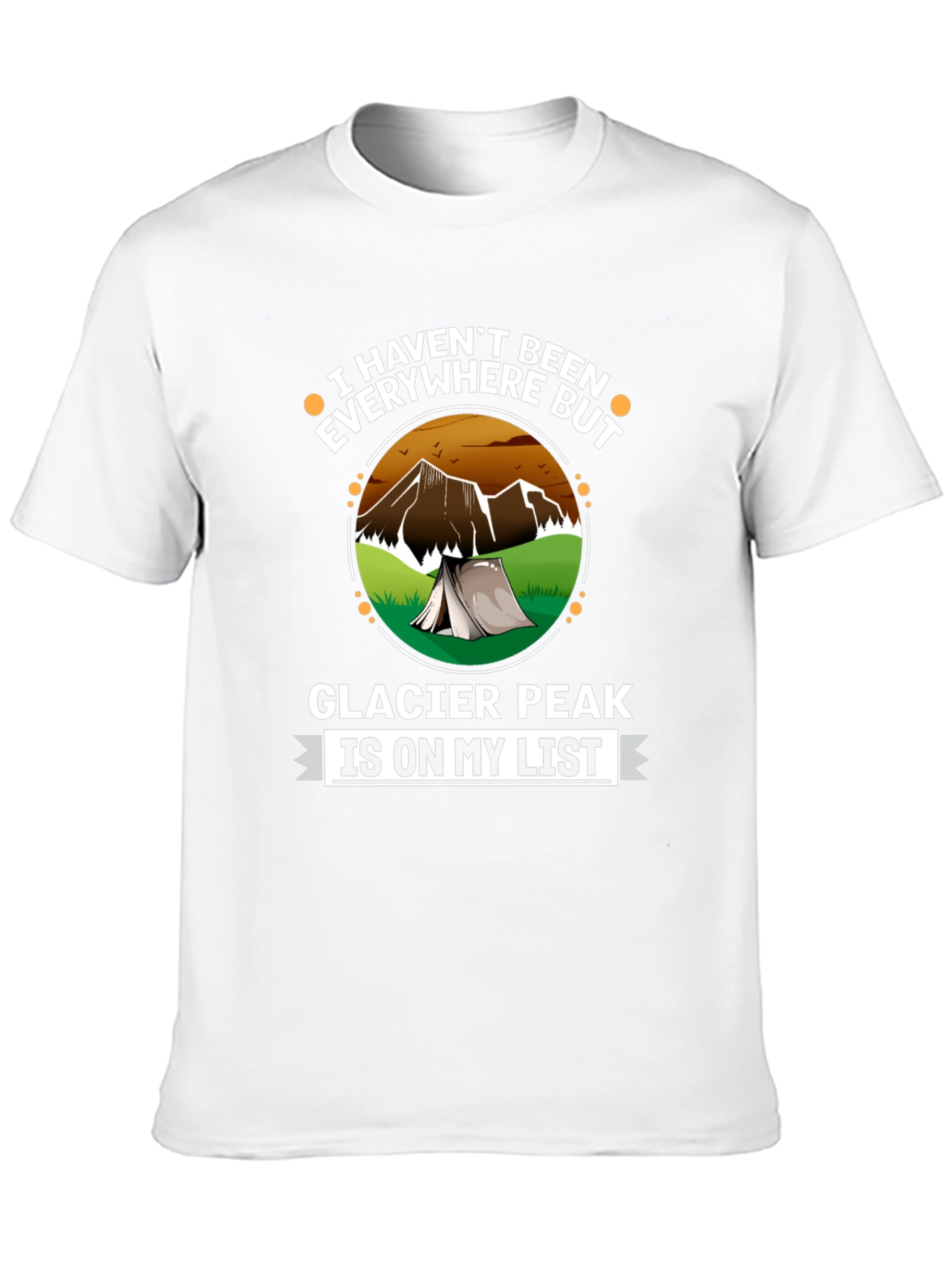 Glacier Peak List T-Shirt - Adventure Ready