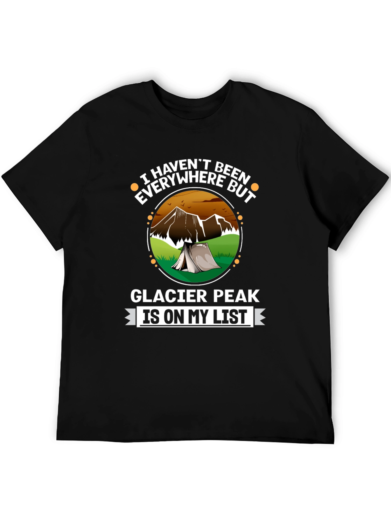Glacier Peak List T-Shirt - Adventure Ready