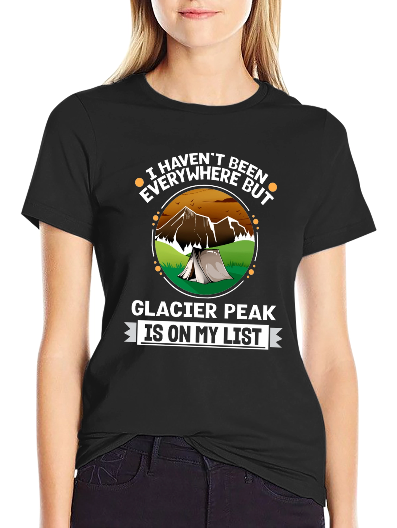 Glacier Peak List T-Shirt - Adventure Ready