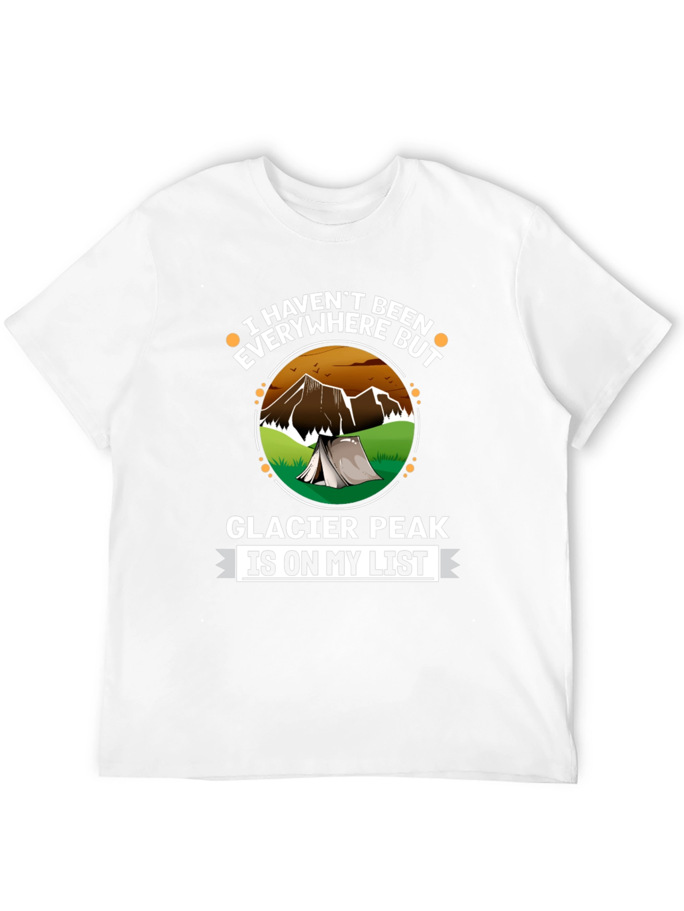Glacier Peak List T-Shirt - Adventure Ready