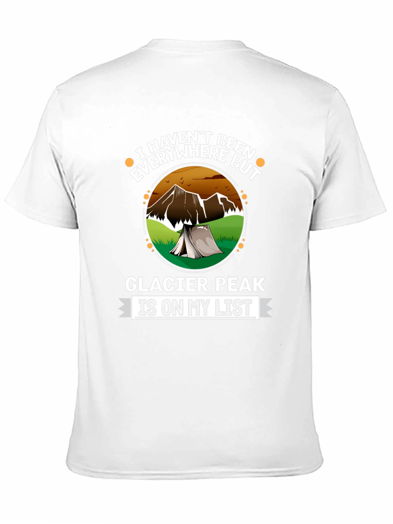 Glacier Peak List T-Shirt - Adventure Ready