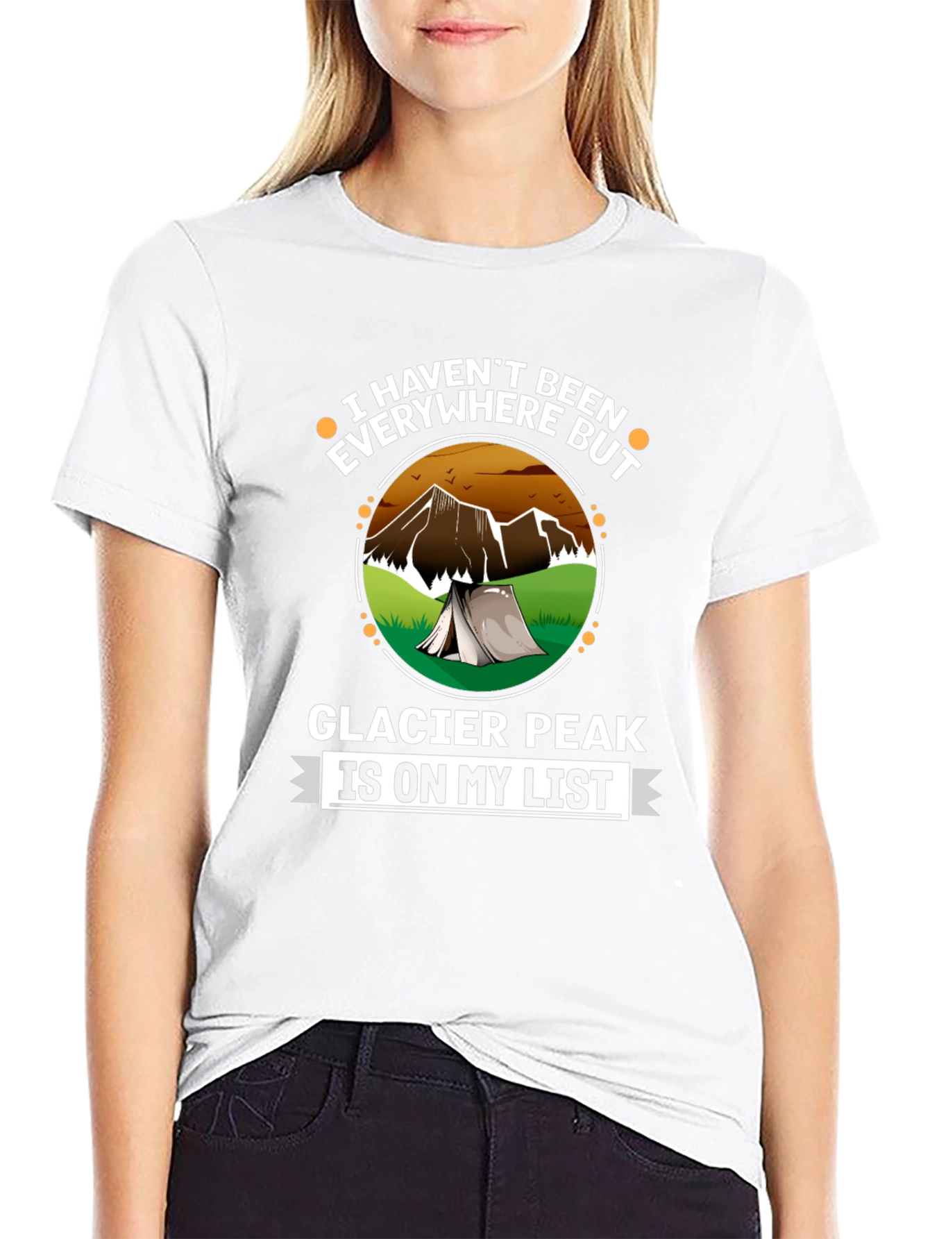 Glacier Peak List T-Shirt - Adventure Ready