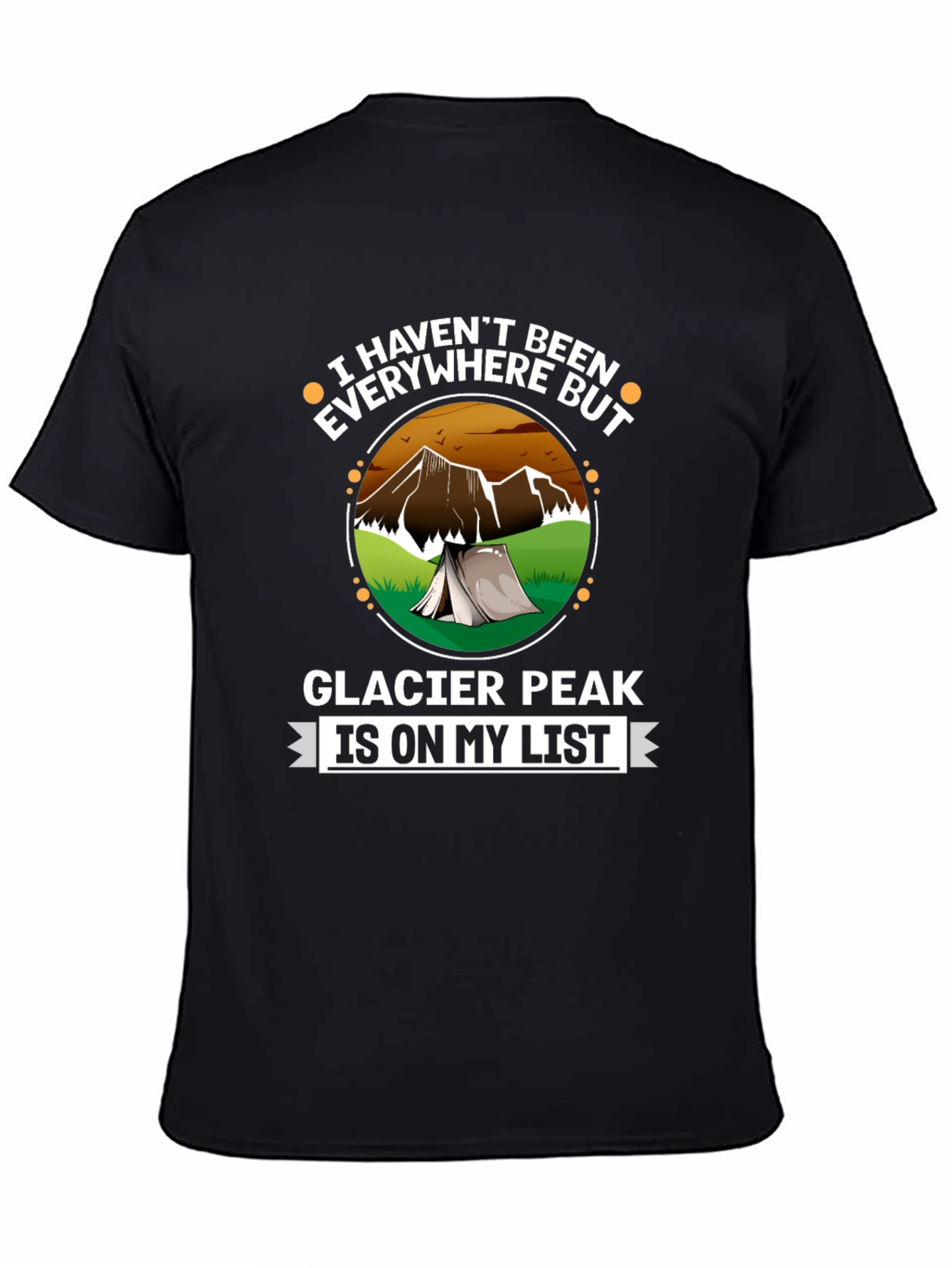 Glacier Peak List T-Shirt - Adventure Ready