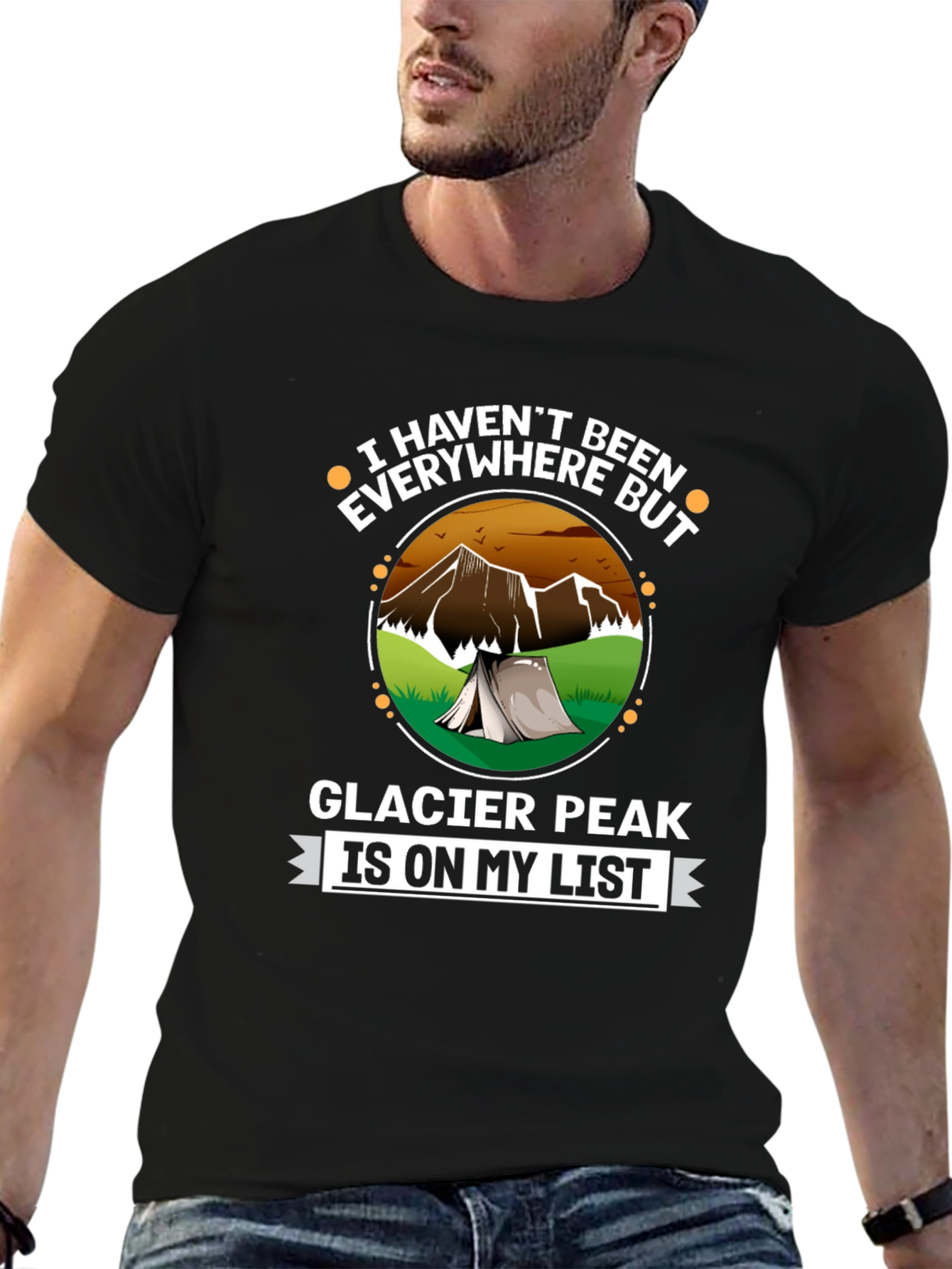 Glacier Peak List T-Shirt - Adventure Ready