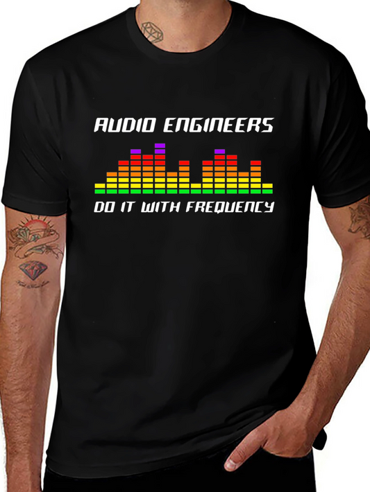 Audio Engineer Frequency Graphic T-Shirt