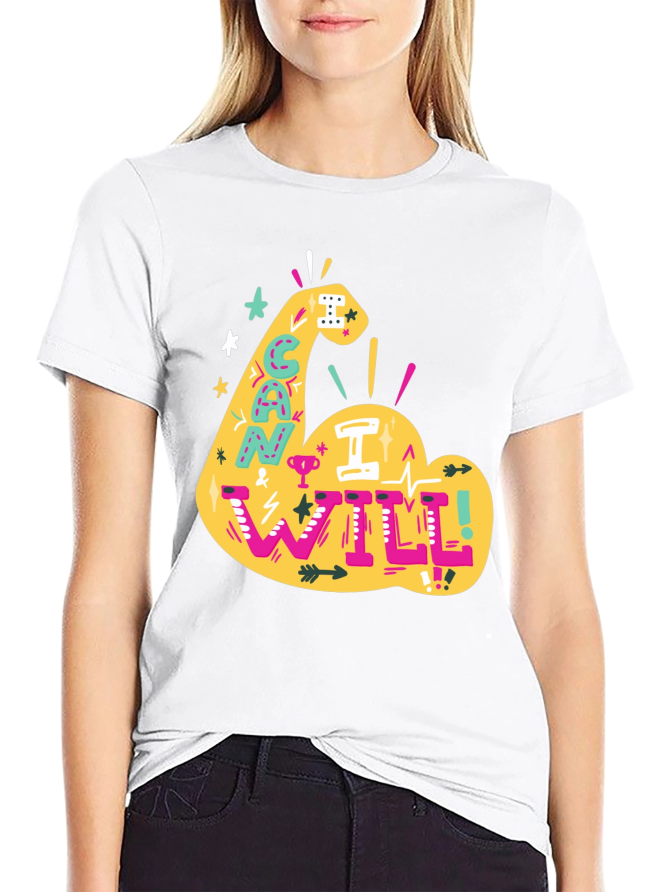 Motivational Can I Will Graphic Tee
