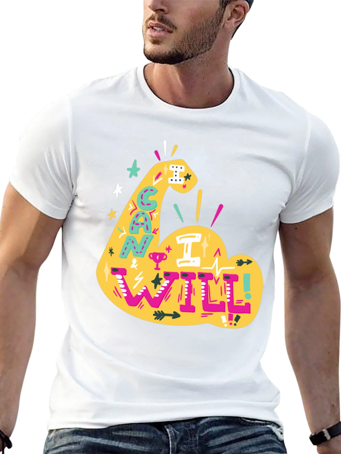 Motivational Can I Will Graphic Tee