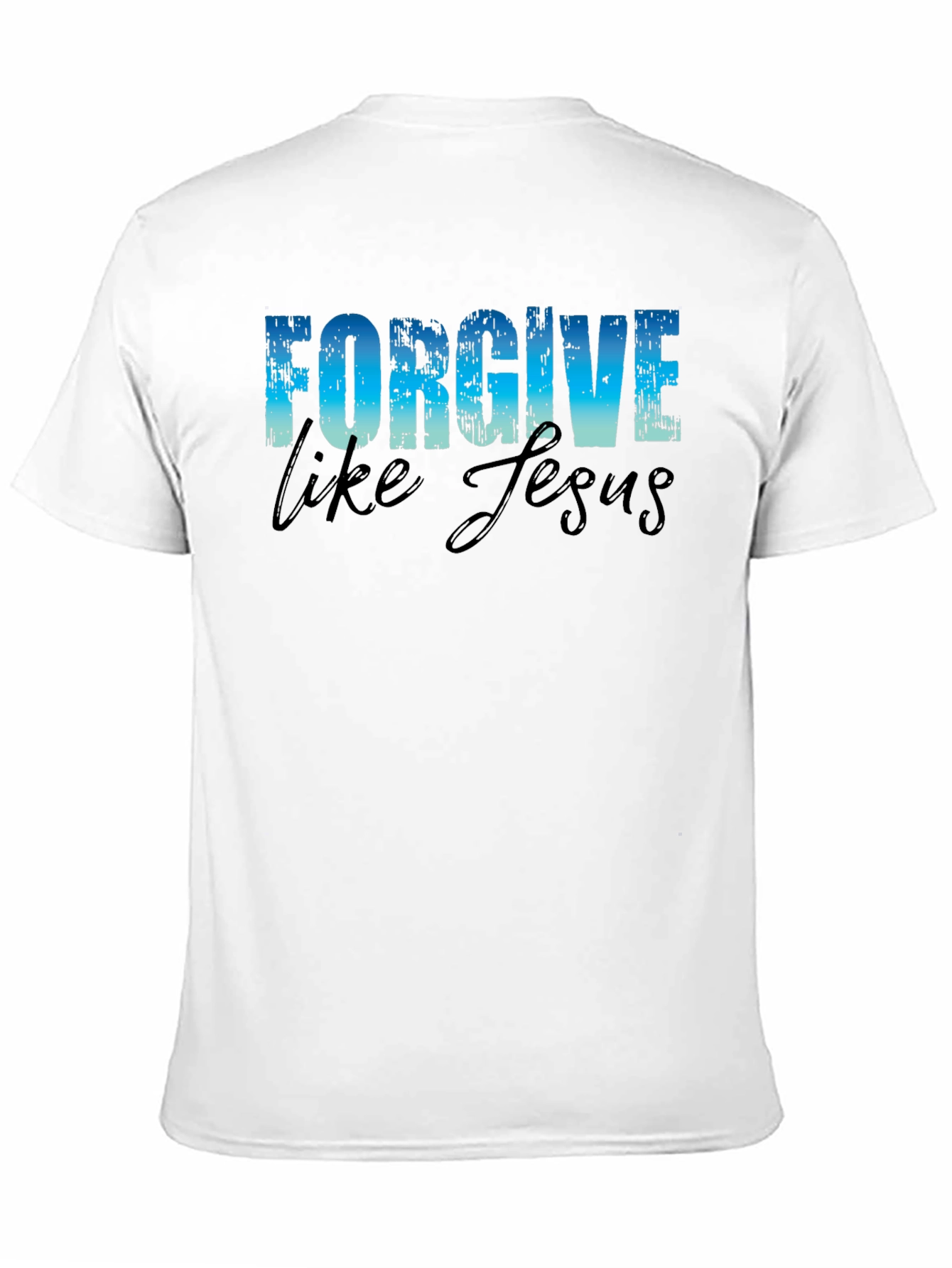 Forgive Like Jesus Black Graphic T-Shirt