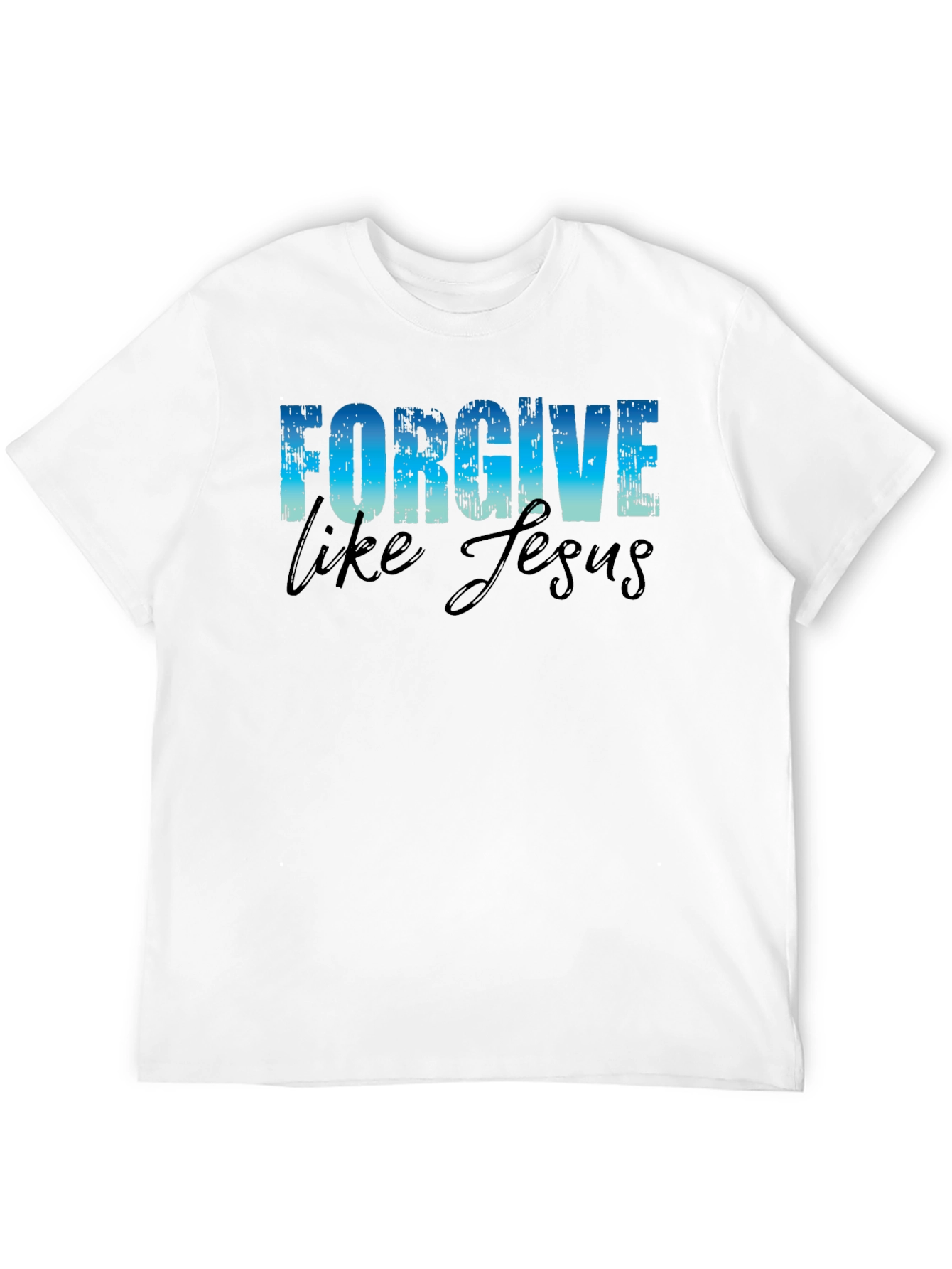 Forgive Like Jesus Black Graphic T-Shirt