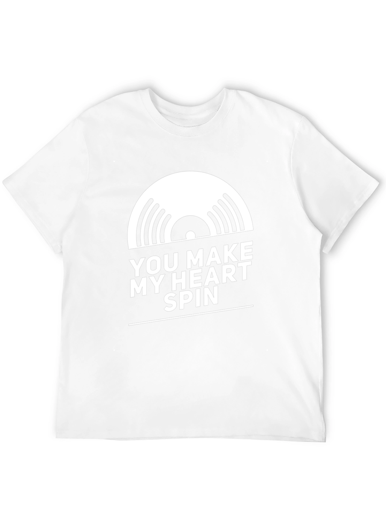 You Make My Heart Spin T-Shirt - Black