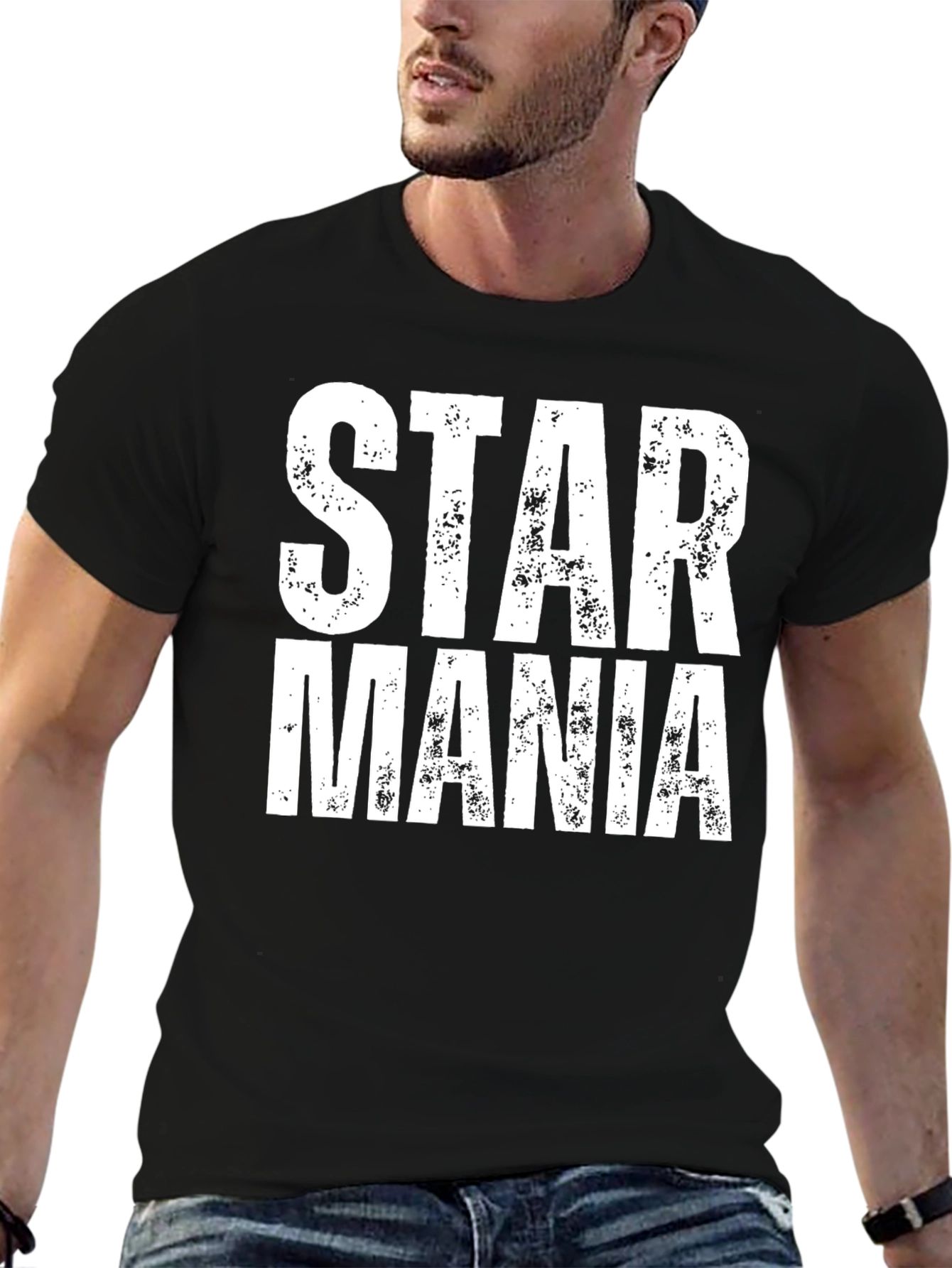 Star Mania Black T-Shirt