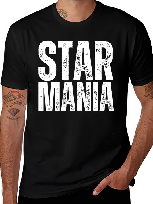 Star Mania Black T-Shirt