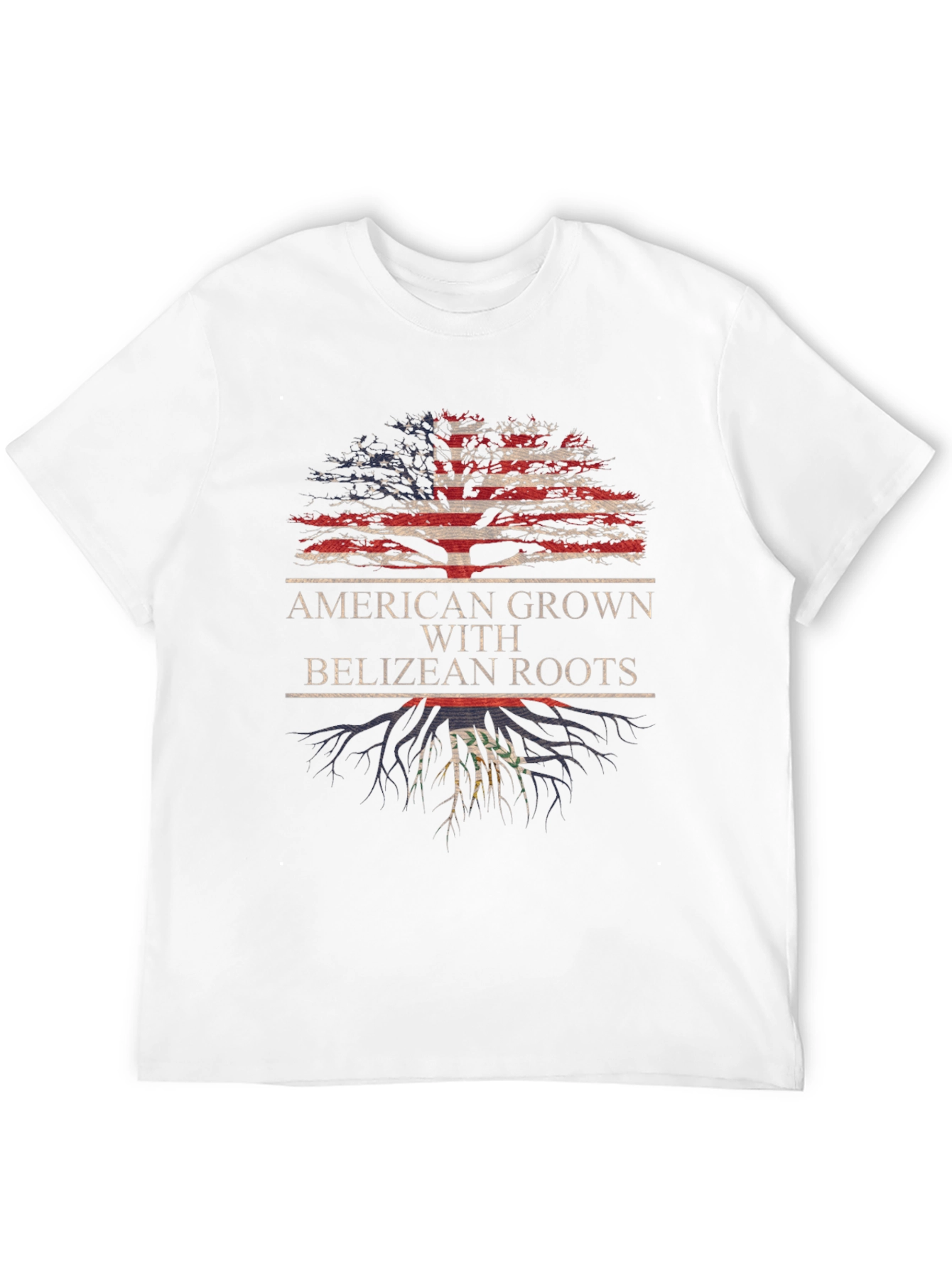American Grown with Belizean Roots T-Shirt