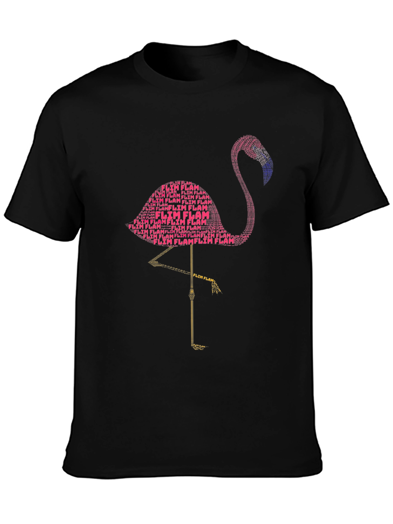 Flamingo Word Art T-Shirt