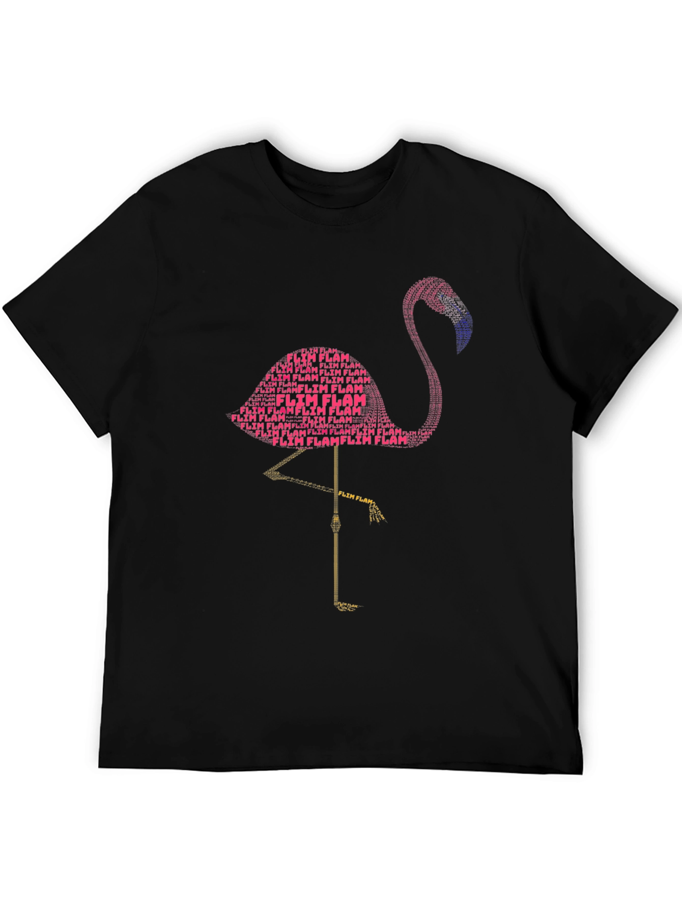 Flamingo Word Art T-Shirt
